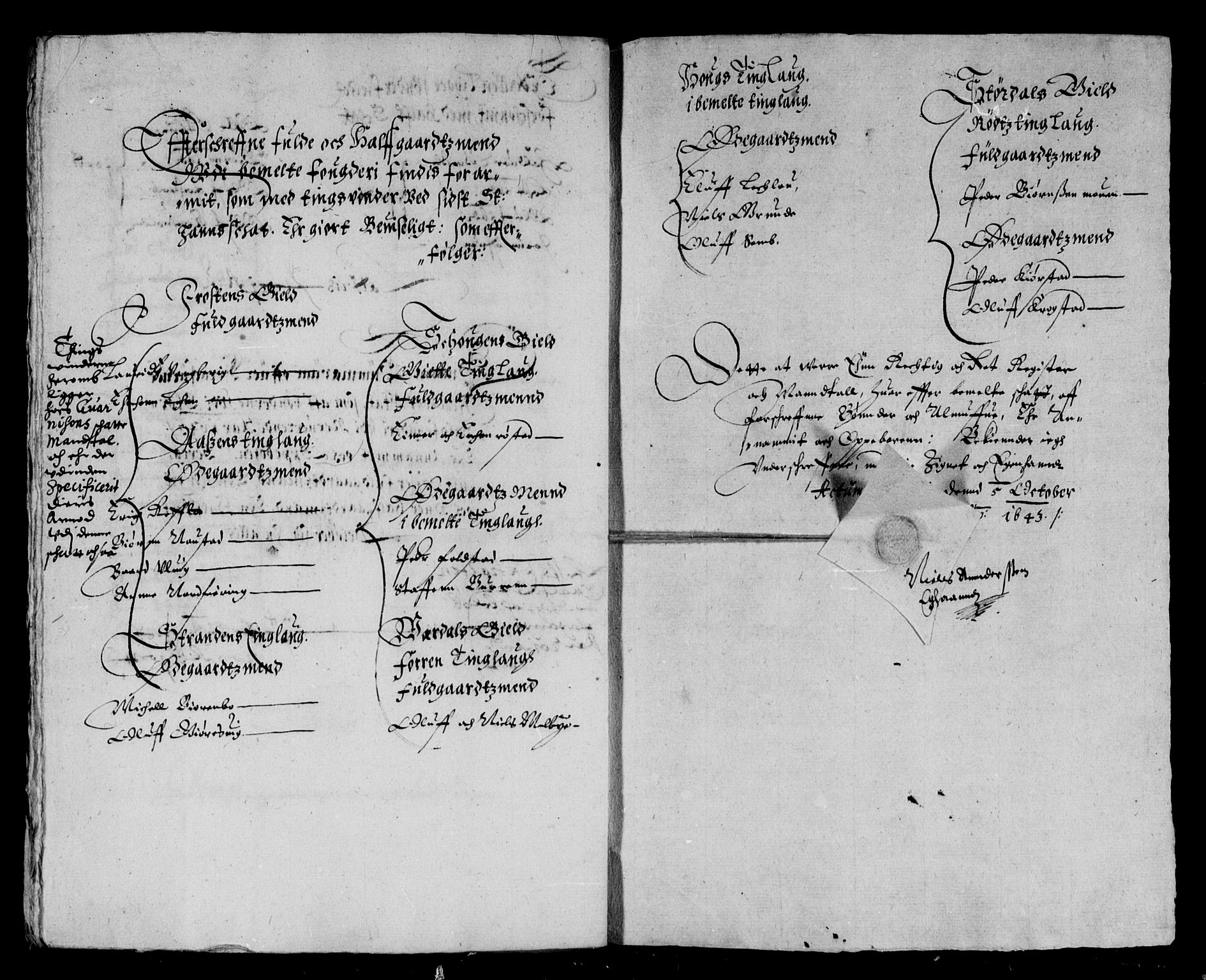 Rentekammeret inntil 1814, Reviderte regnskaper, Lensregnskaper, AV/RA-EA-5023/R/Rb/Rbw/L0080: Trondheim len, 1643-1644