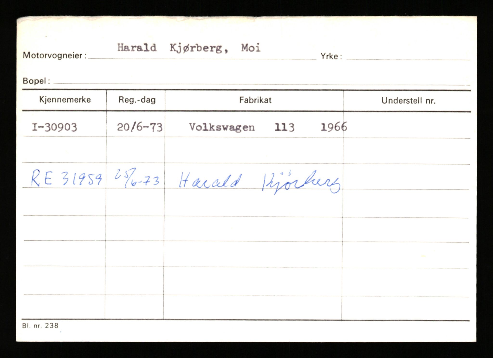 Stavanger trafikkstasjon, SAST/A-101942/0/G/L0005: Registreringsnummer: 23000 - 34245, 1930-1971, s. 2427