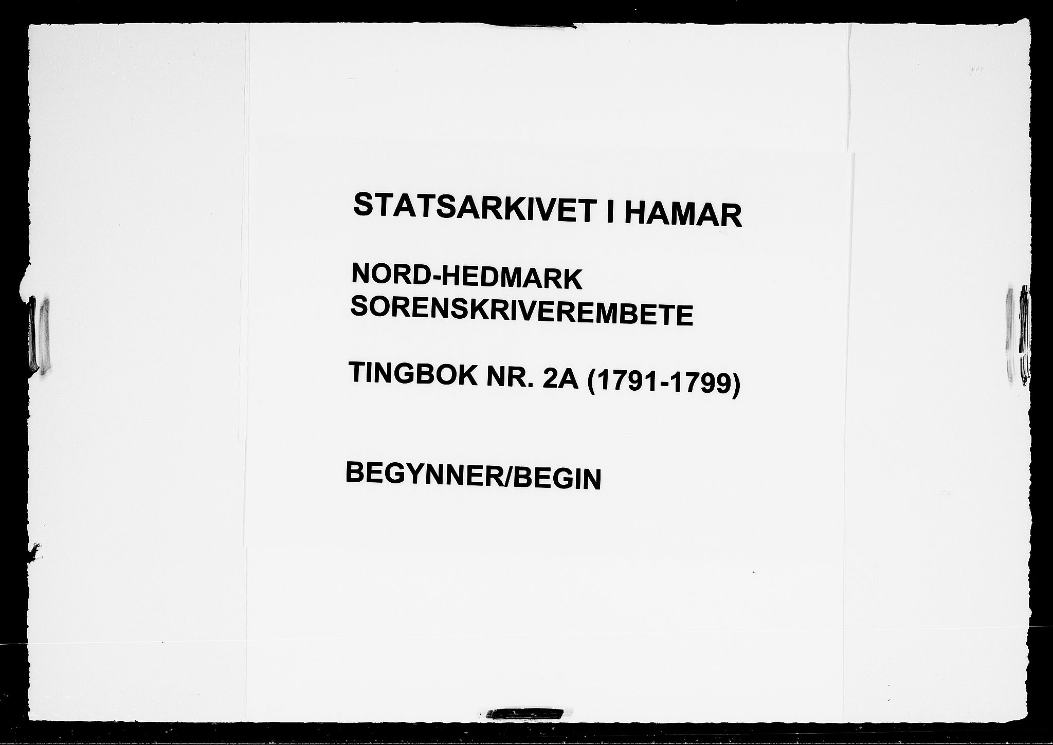 Nord-Hedmark sorenskriveri, AV/SAH-TING-012/G/Gb/L0002A: Tingbok, 1792-1799