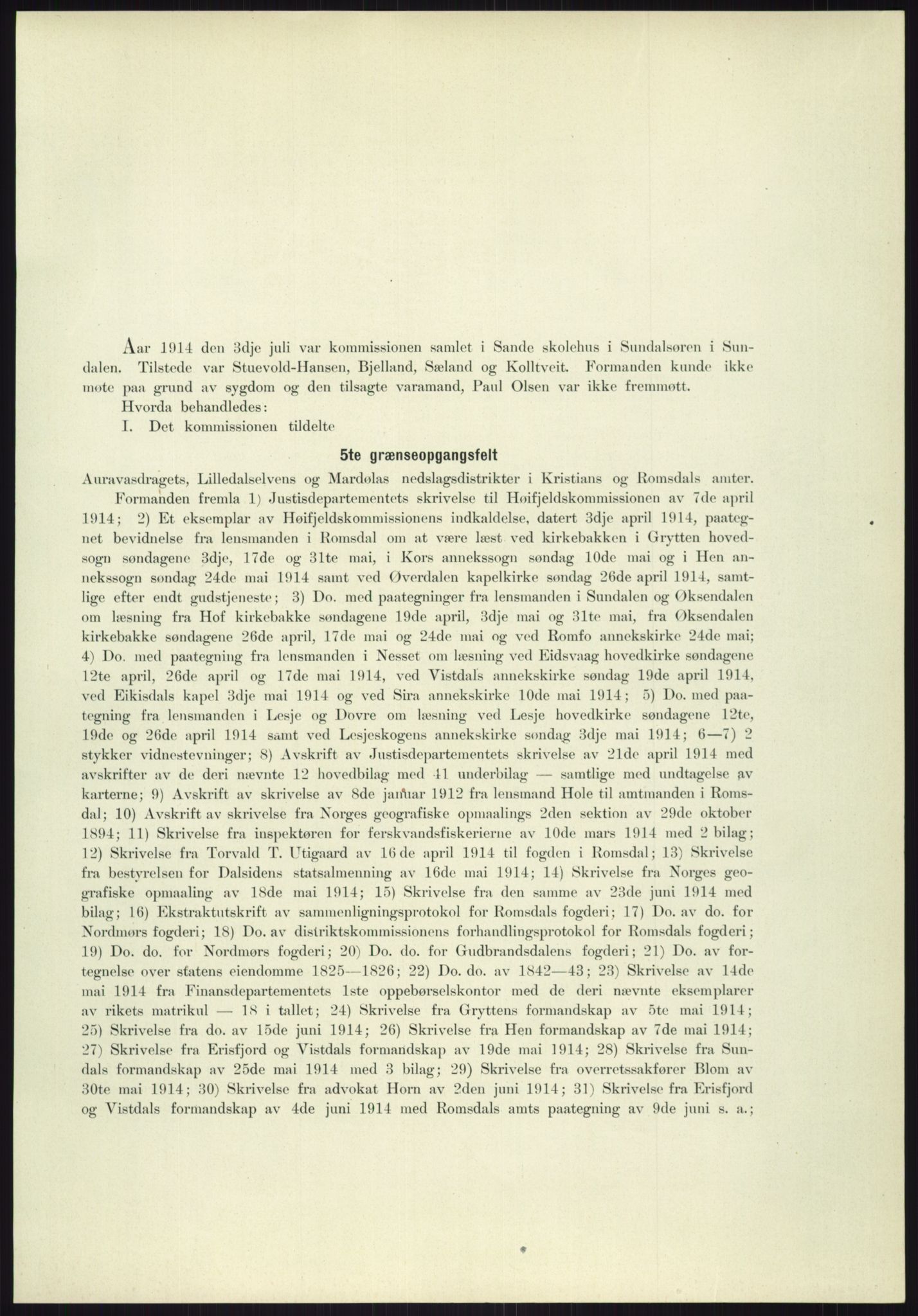 Høyfjellskommisjonen, AV/RA-S-1546/X/Xa/L0001: Nr. 1-33, 1909-1953, s. 1917