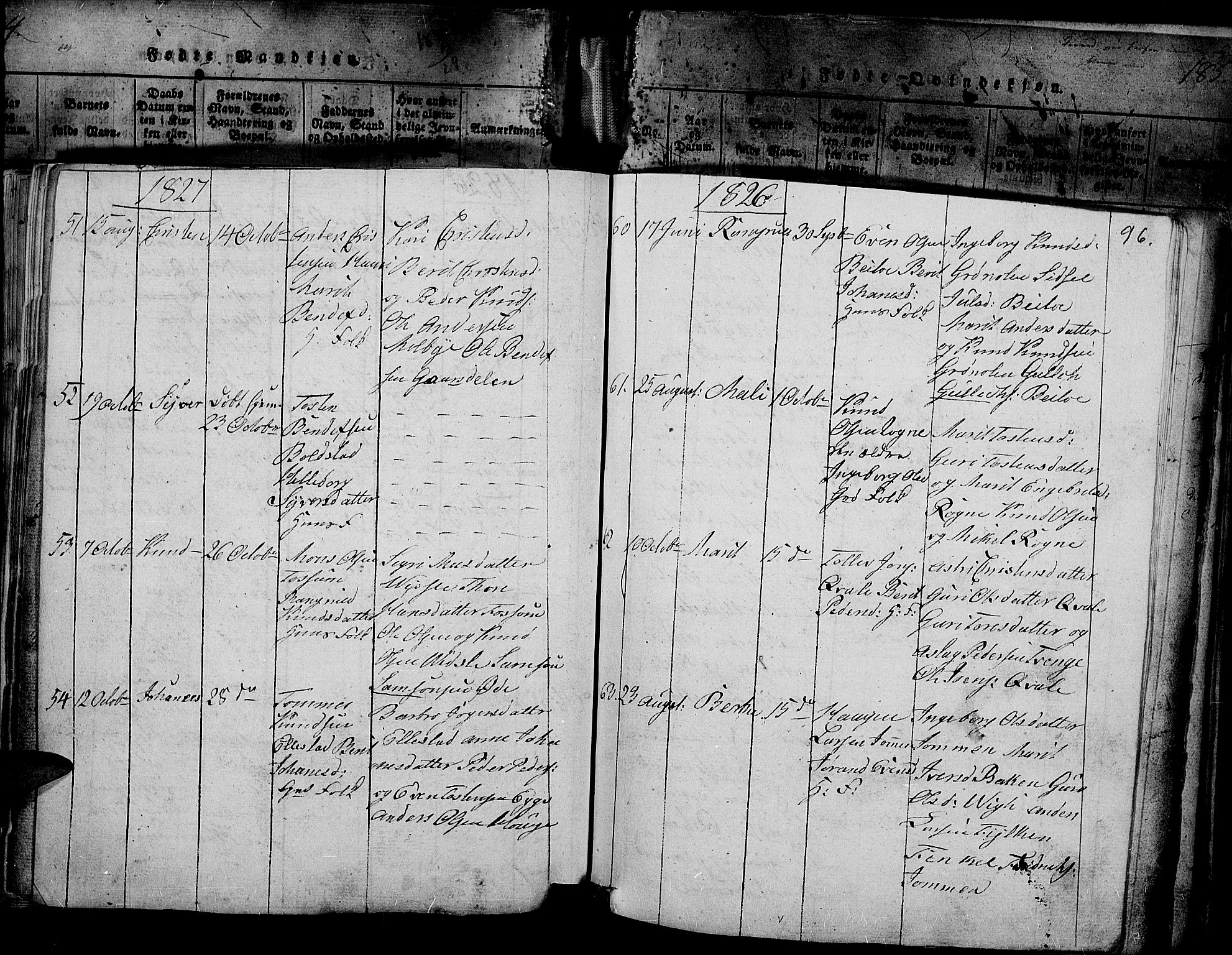 Slidre prestekontor, AV/SAH-PREST-134/H/Ha/Haa/L0002: Ministerialbok nr. 2, 1814-1830, s. 187t