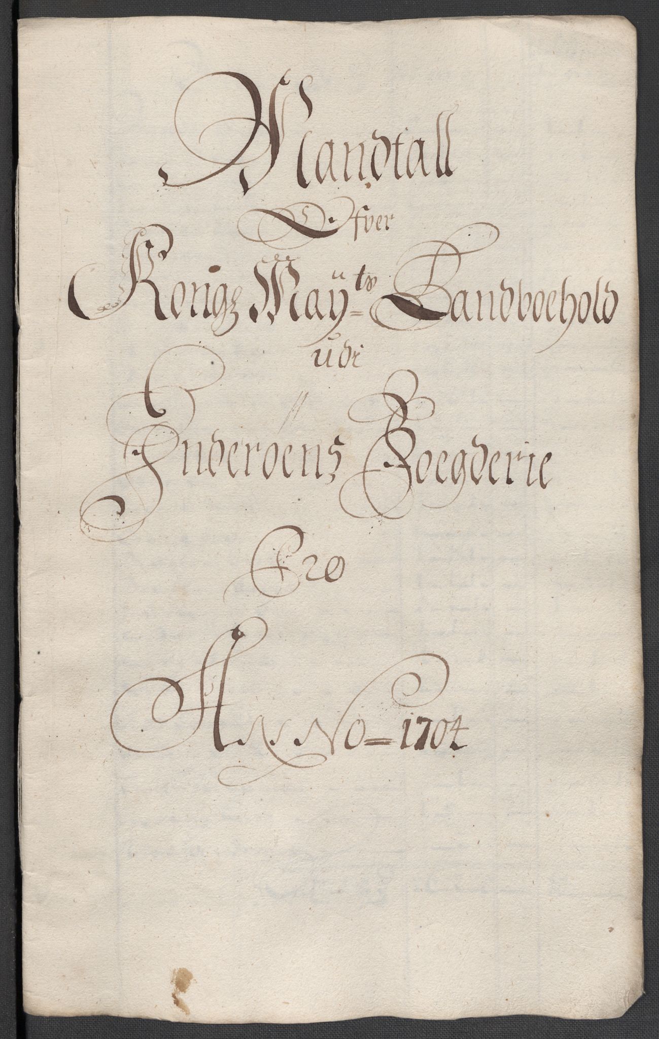 Rentekammeret inntil 1814, Reviderte regnskaper, Fogderegnskap, RA/EA-4092/R63/L4313: Fogderegnskap Inderøy, 1703-1704, s. 515
