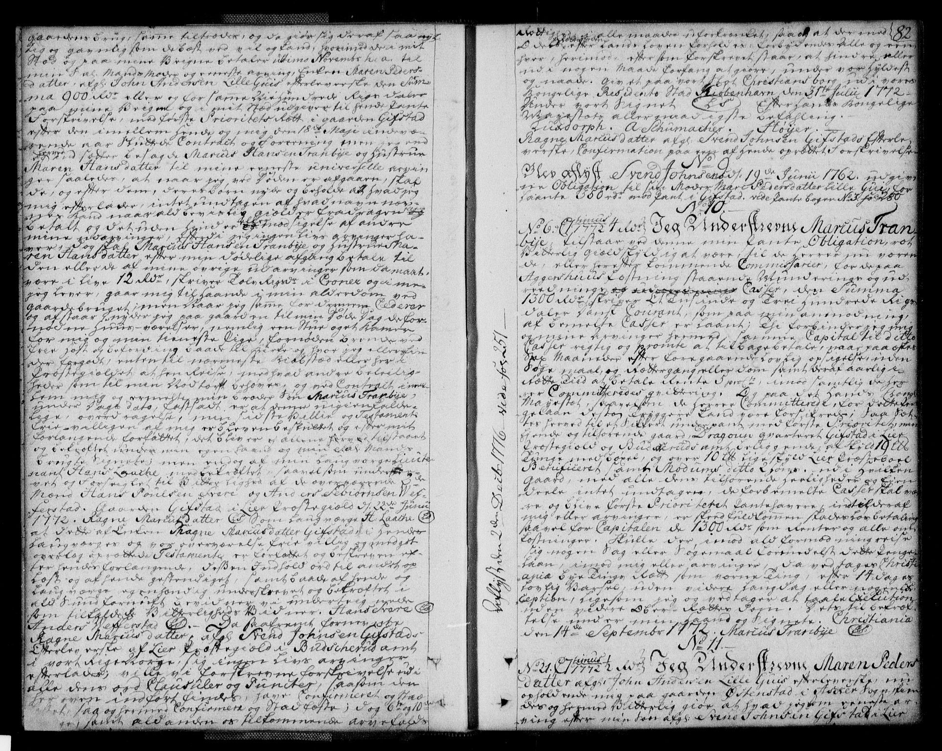Lier, Røyken og Hurum sorenskriveri, AV/SAKO-A-89/G/Ga/Gaa/L0004a: Pantebok nr. IVa, 1771-1779, s. 82