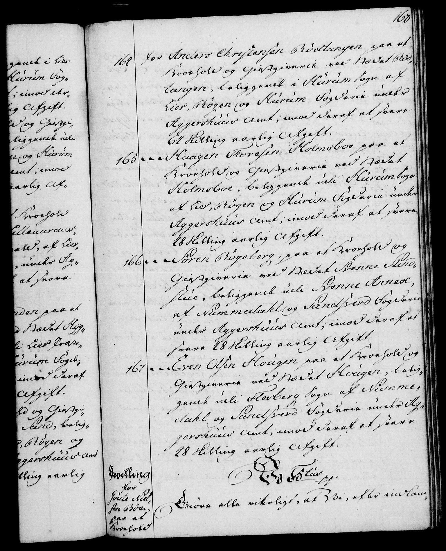 Rentekammeret, Kammerkanselliet, AV/RA-EA-3111/G/Gg/Gga/L0007: Norsk ekspedisjonsprotokoll med register (merket RK 53.7), 1759-1768, s. 163