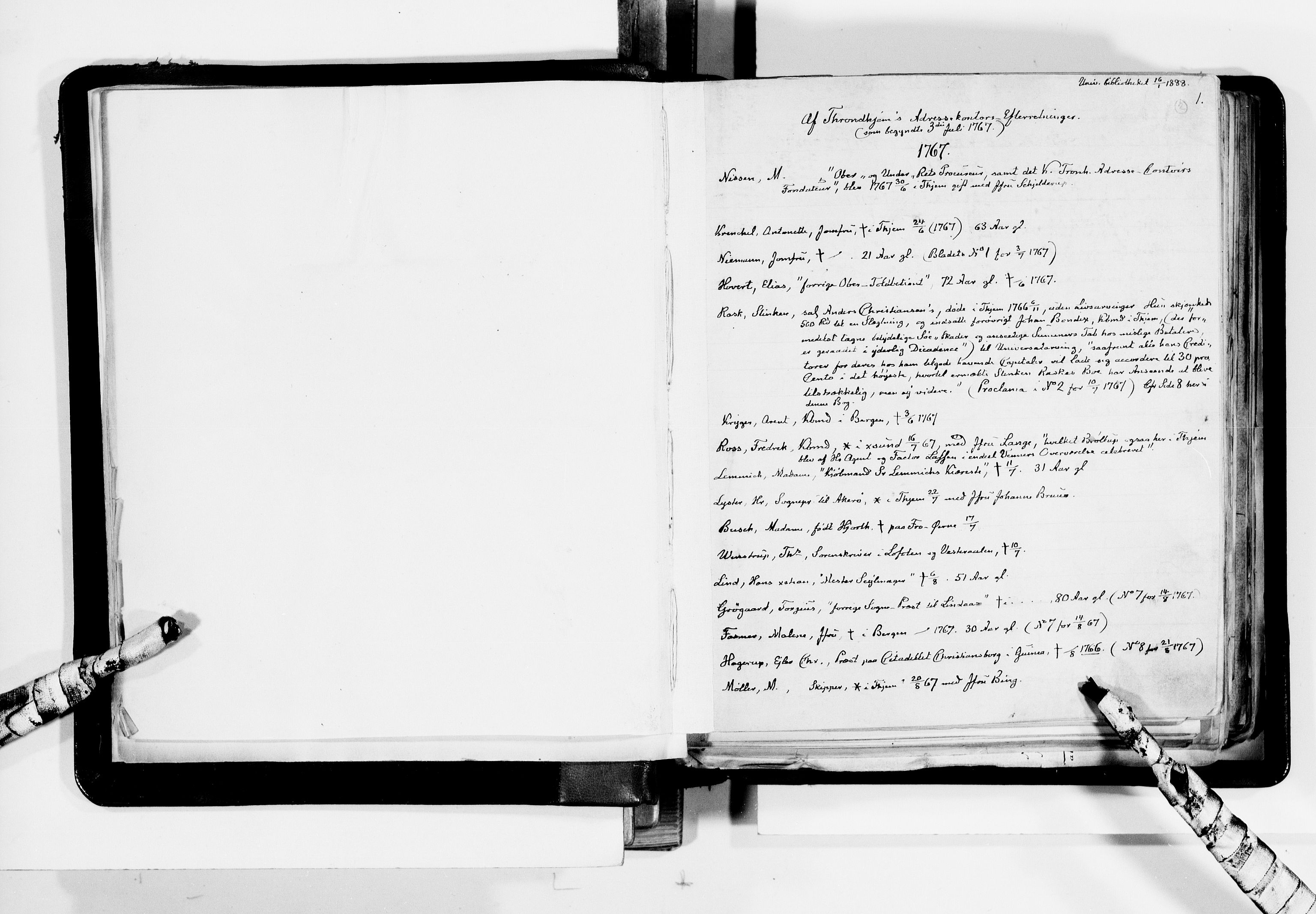 Lassens samlinger, AV/RA-PA-0051/F/Fb/L0058: Biografiske utdrag fra aviser m.m., 1815-1907, s. 4