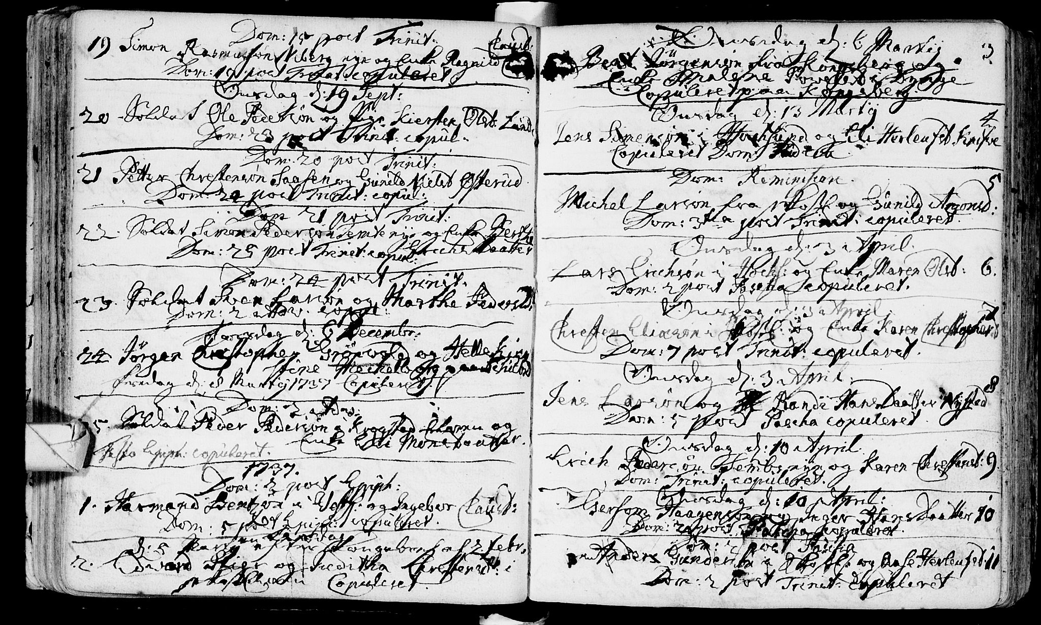 Eiker kirkebøker, AV/SAKO-A-4/F/Fa/L0005: Ministerialbok nr. I 5 /1, 1705-1759