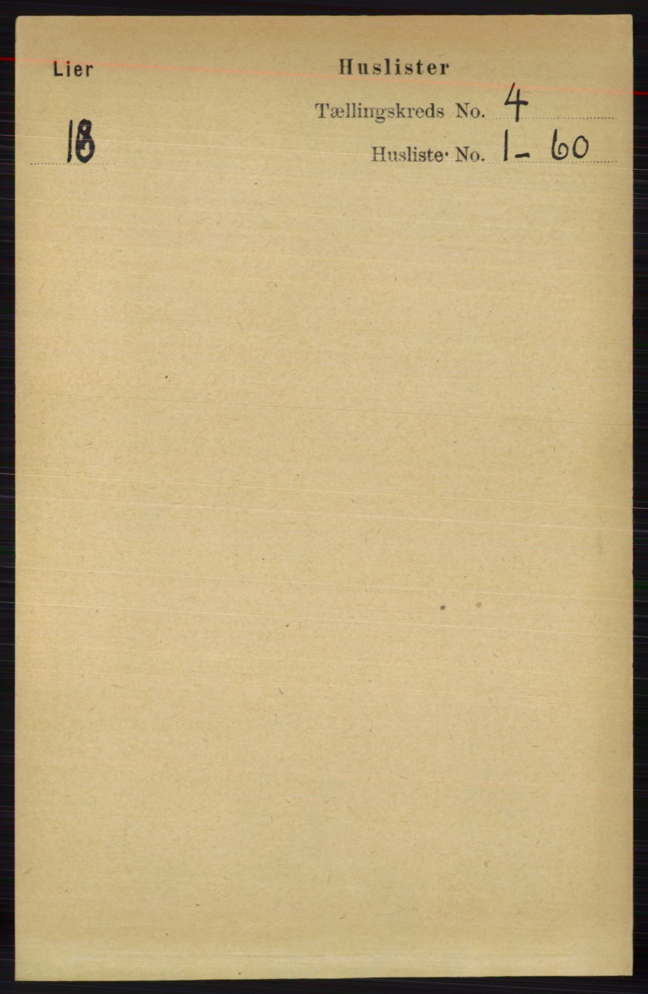 RA, Folketelling 1891 for 0626 Lier herred, 1891, s. 2806