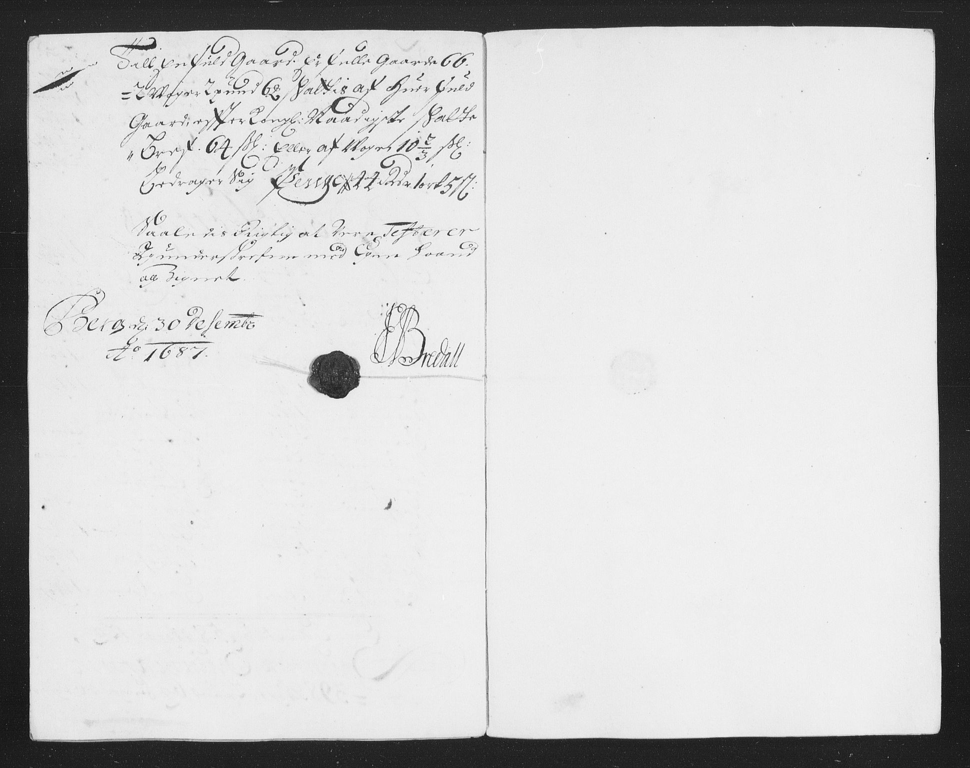 Rentekammeret inntil 1814, Reviderte regnskaper, Stiftamtstueregnskaper, Trondheim stiftamt og Nordland amt, AV/RA-EA-6044/R/Rh/L0010: Nordland amt, 1687