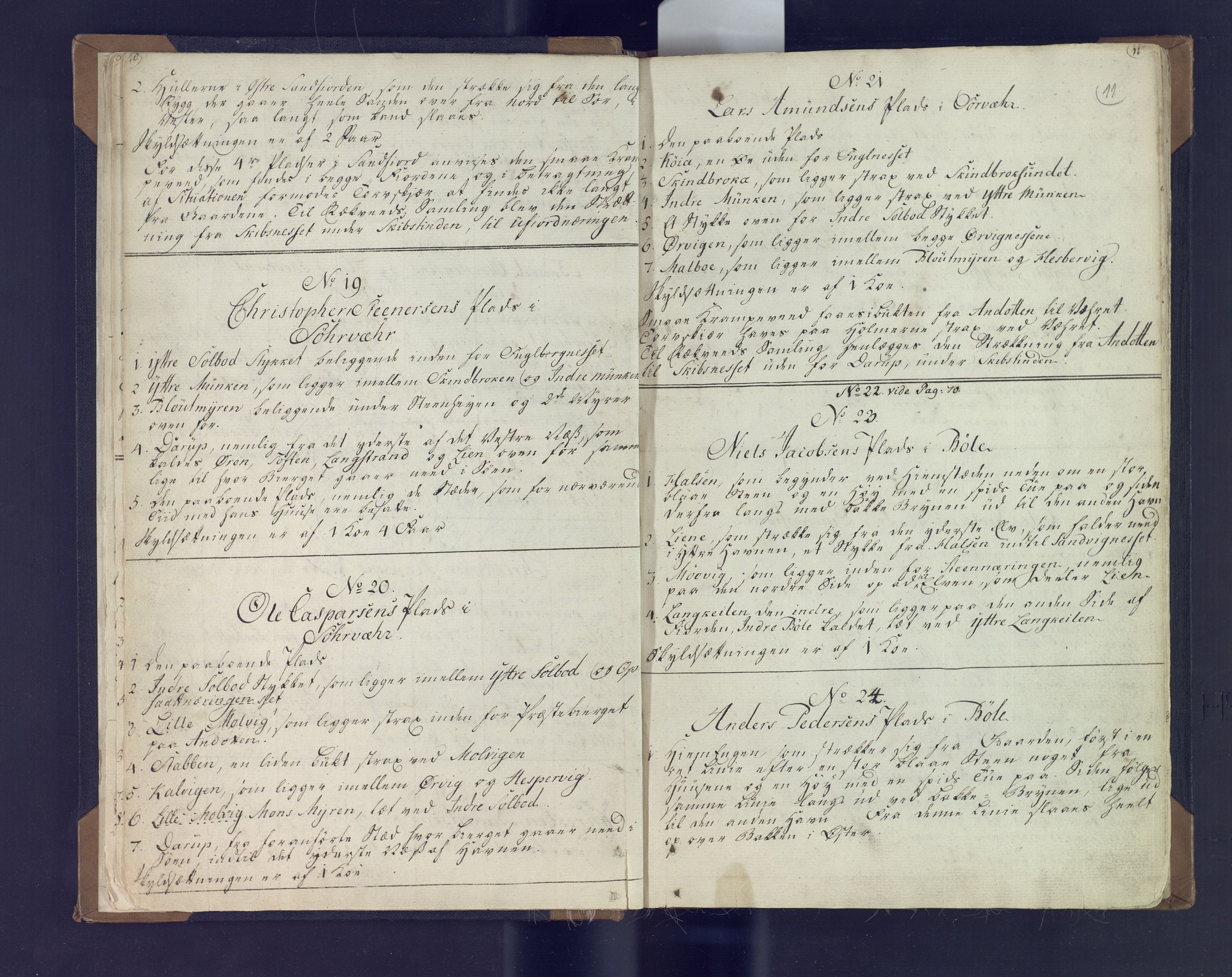 Fylkesmannen i Finnmark, AV/SATØ-S-1120/1Coa/L2882: Landmålerprotokoll (i nærmagasinet/skannet), 1776-1845, s. 9