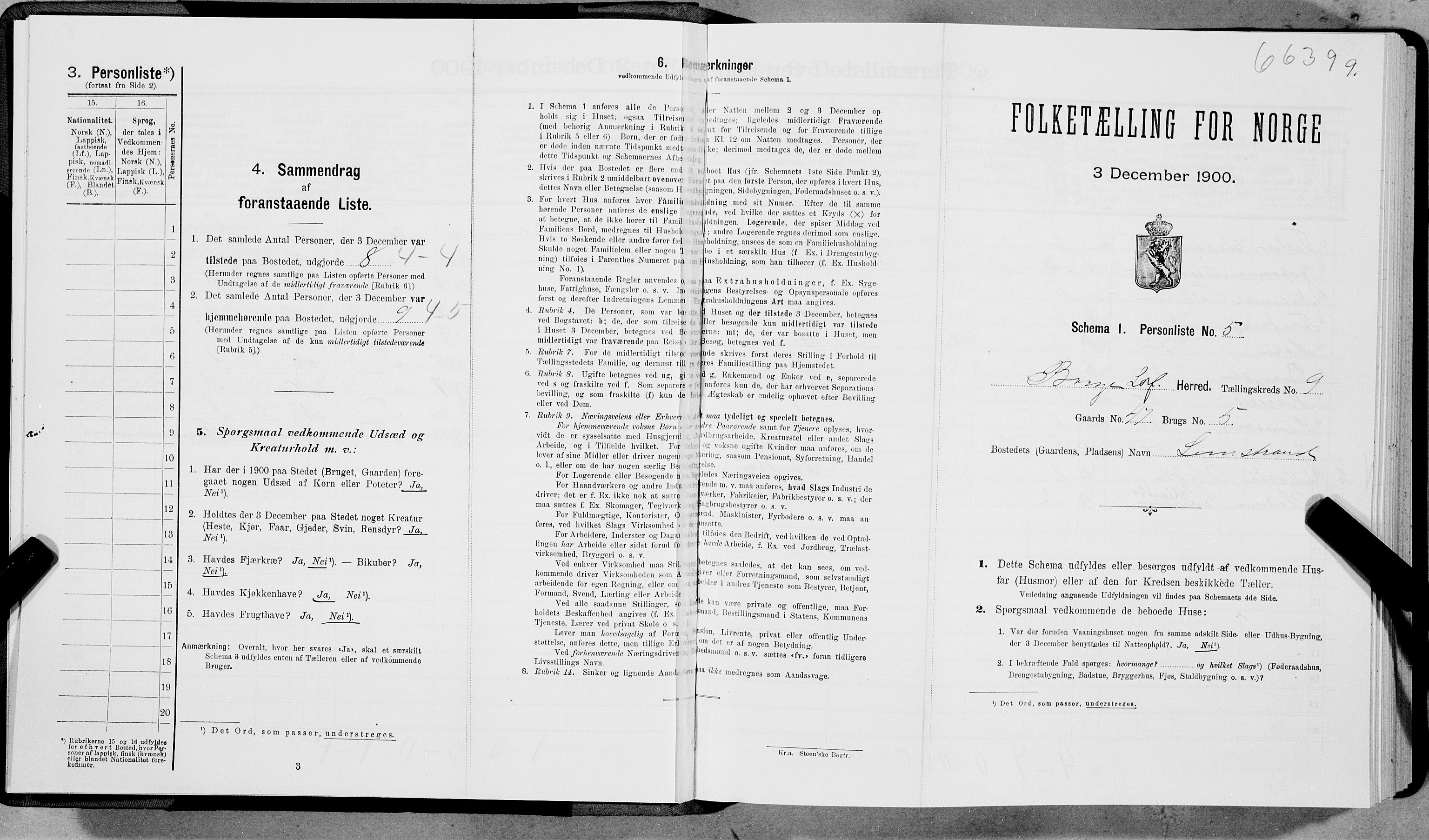 SAT, Folketelling 1900 for 1862 Borge herred, 1900, s. 893