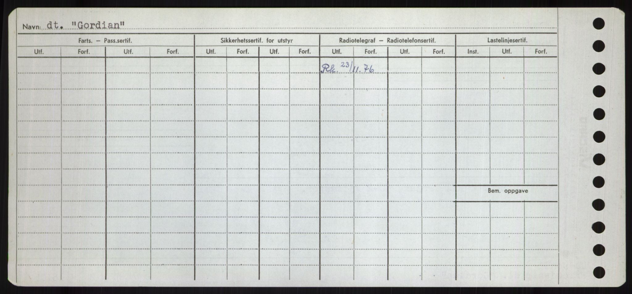 Sjøfartsdirektoratet med forløpere, Skipsmålingen, RA/S-1627/H/Hd/L0013: Fartøy, Gne-Gås, s. 70