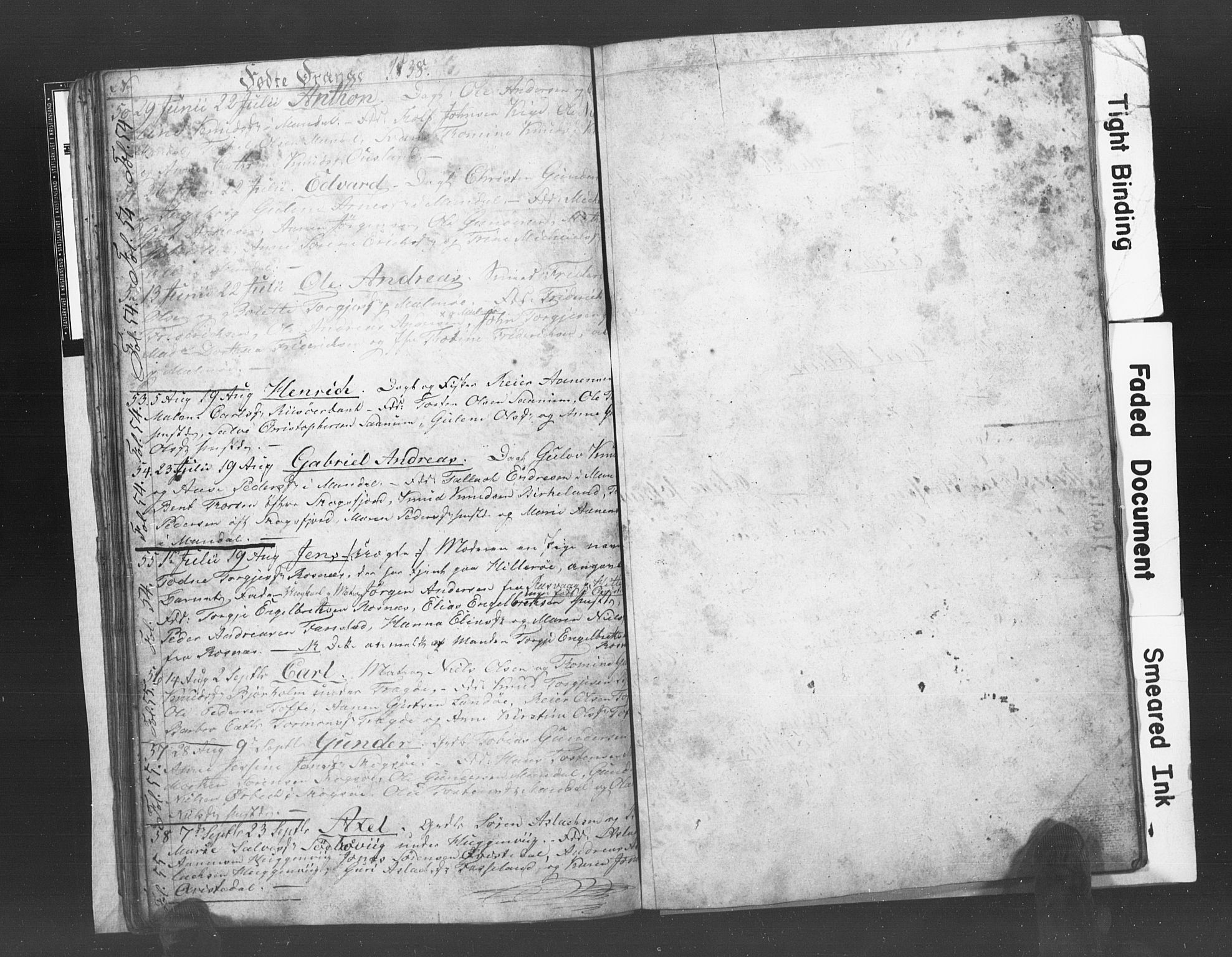 Mandal sokneprestkontor, AV/SAK-1111-0030/F/Fb/Fba/L0003: Klokkerbok nr. B 1C, 1834-1838, s. 28