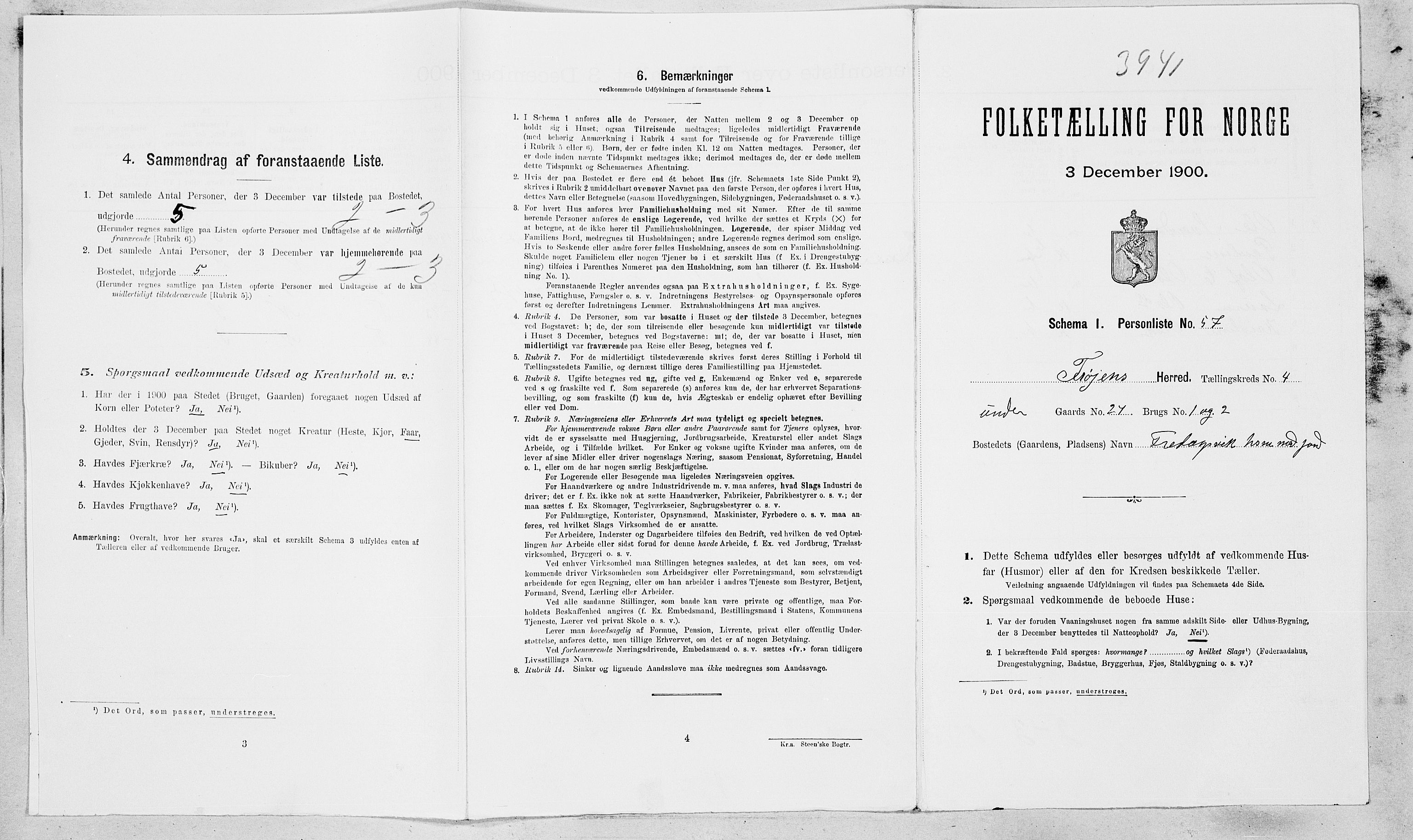SAT, Folketelling 1900 for 1619 Frøya herred, 1900, s. 687