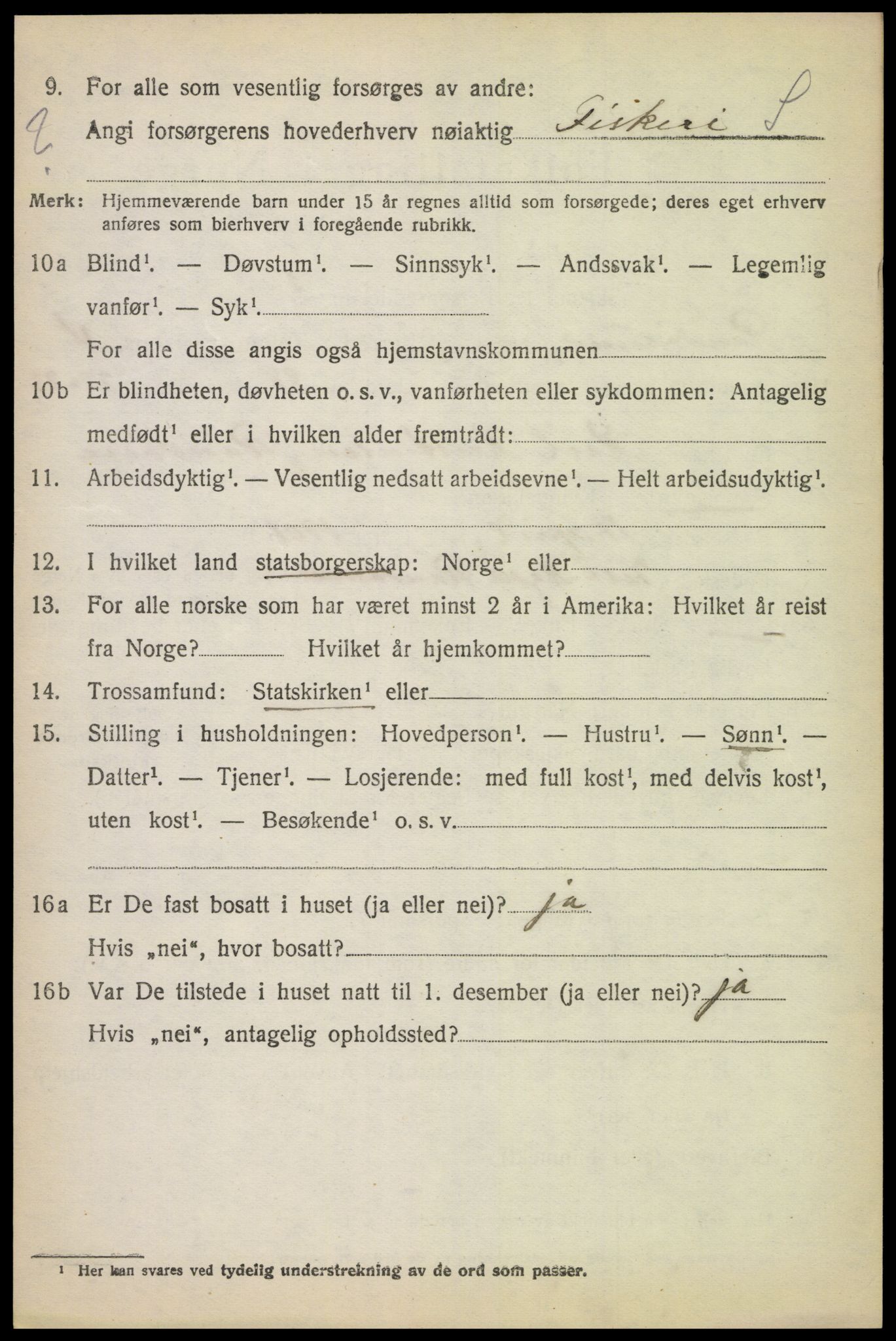 SAK, Folketelling 1920 for 1011 Randesund herred, 1920, s. 1801