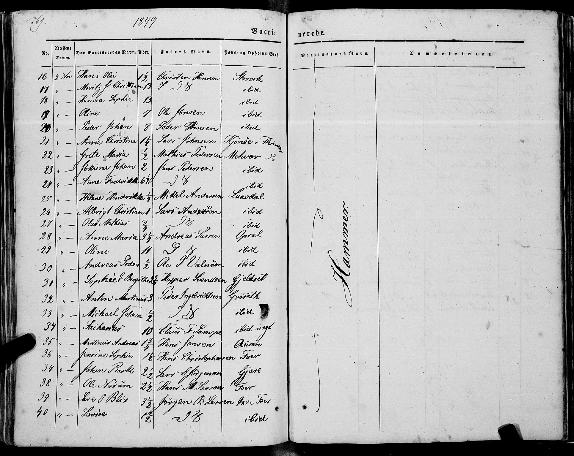 Ministerialprotokoller, klokkerbøker og fødselsregistre - Nordland, AV/SAT-A-1459/805/L0097: Ministerialbok nr. 805A04, 1837-1861, s. 369
