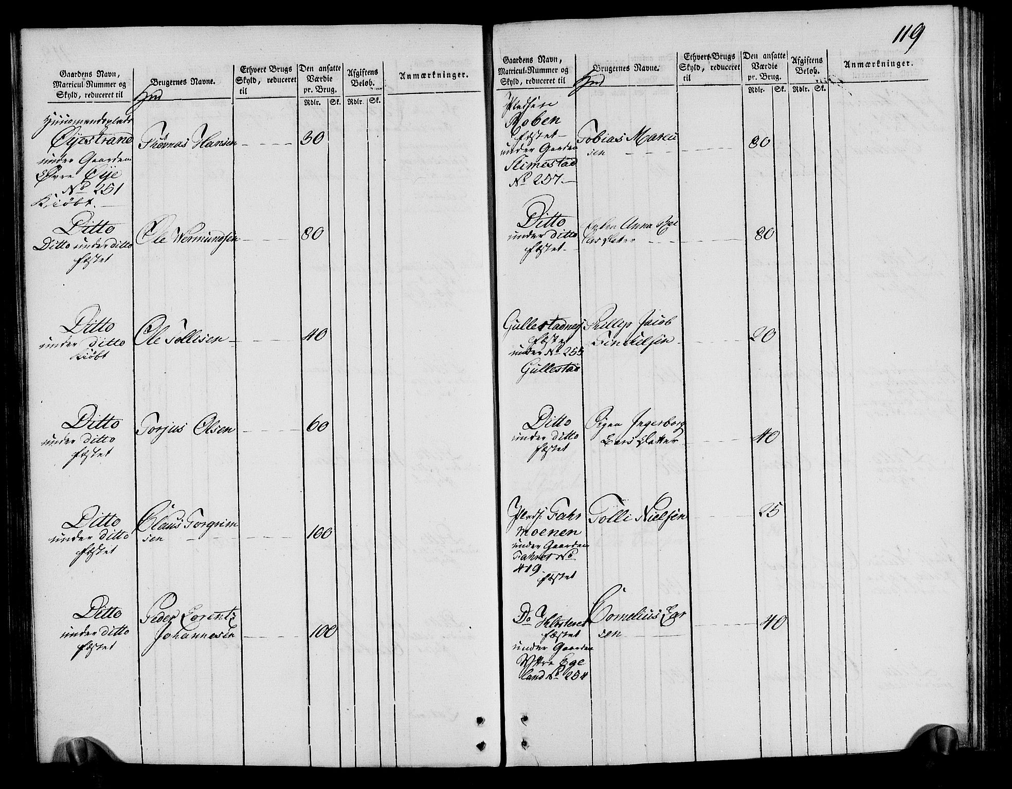 Rentekammeret inntil 1814, Realistisk ordnet avdeling, AV/RA-EA-4070/N/Ne/Nea/L0095: Lista fogderi. Oppebørselsregister, 1803-1804, s. 124