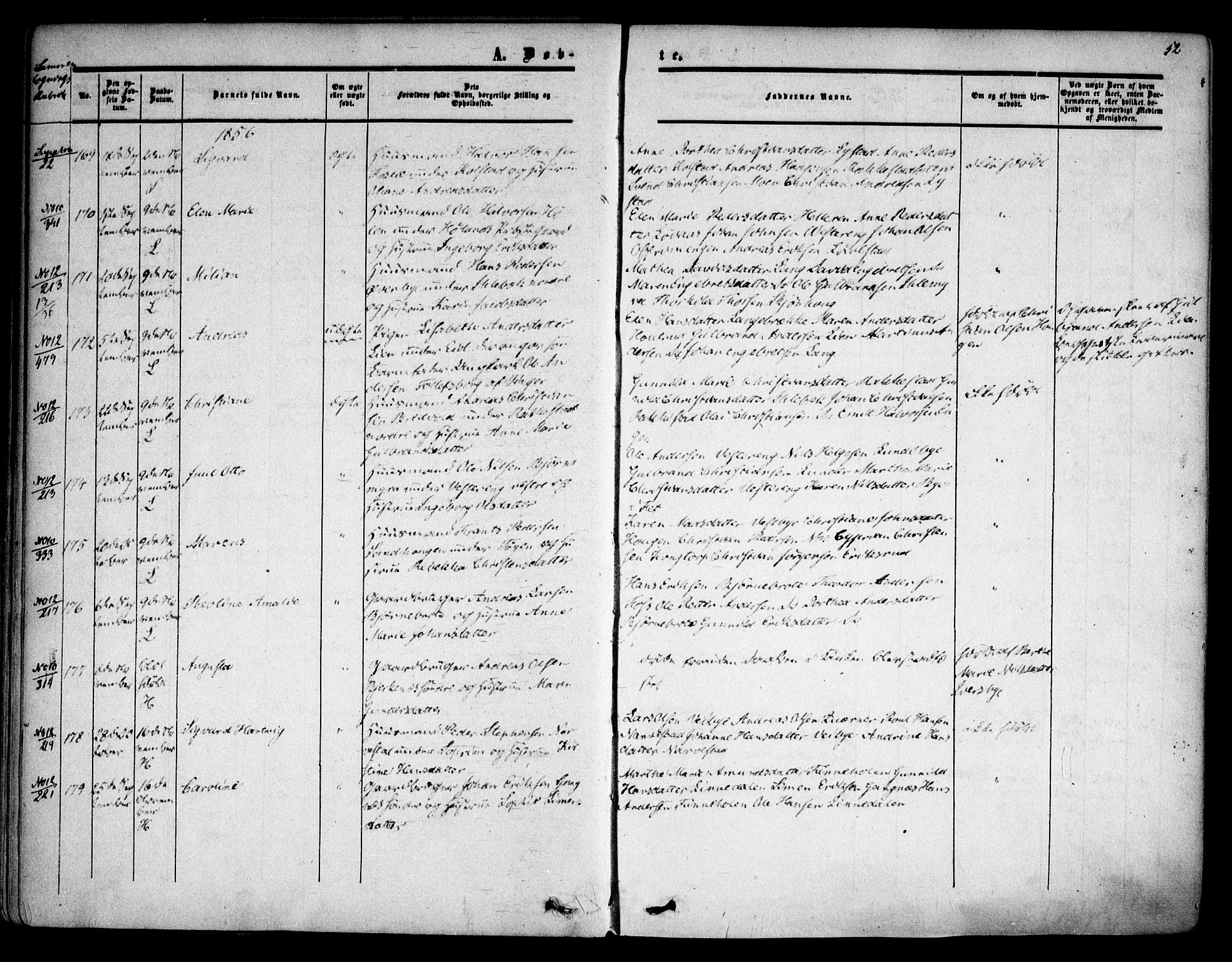 Høland prestekontor Kirkebøker, AV/SAO-A-10346a/F/Fa/L0010: Ministerialbok nr. I 10, 1854-1861, s. 52