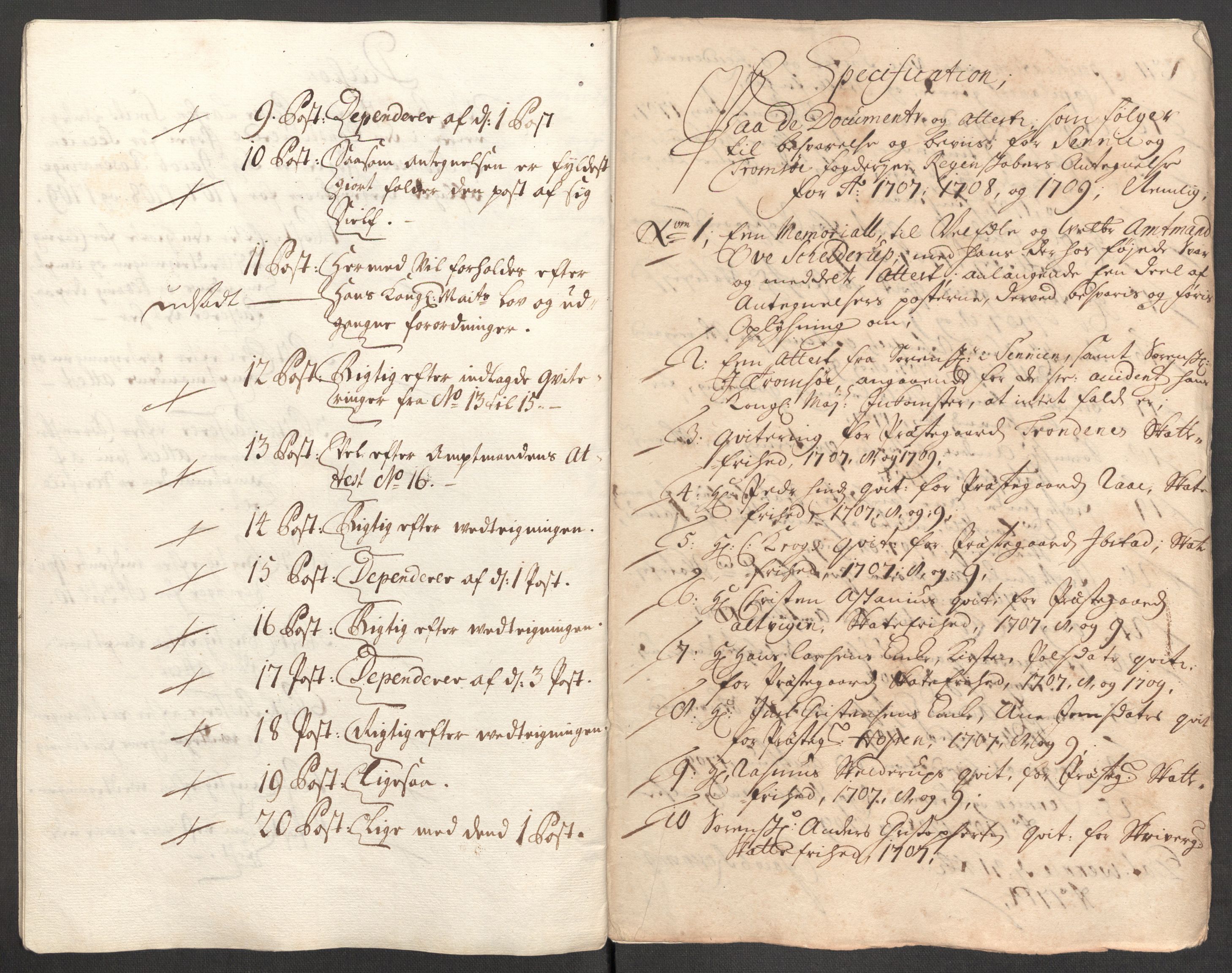 Rentekammeret inntil 1814, Reviderte regnskaper, Fogderegnskap, AV/RA-EA-4092/R68/L4757: Fogderegnskap Senja og Troms, 1708-1710, s. 89