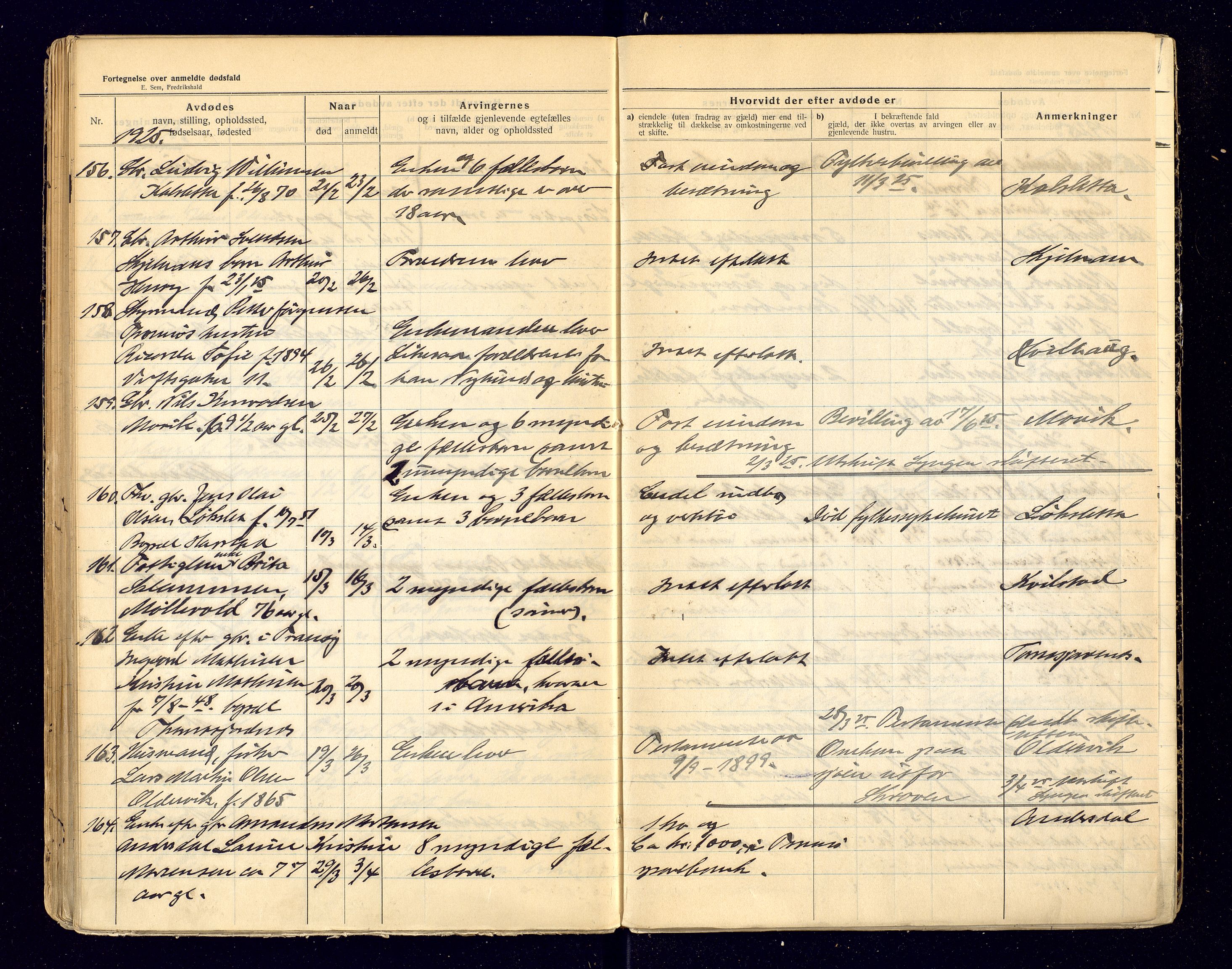 Tromsøysund lensmannskontor, AV/SATØ-SATØ-12/F/Fh/Fha/L0573: Dødsfallsprotokoller, 1918-1927