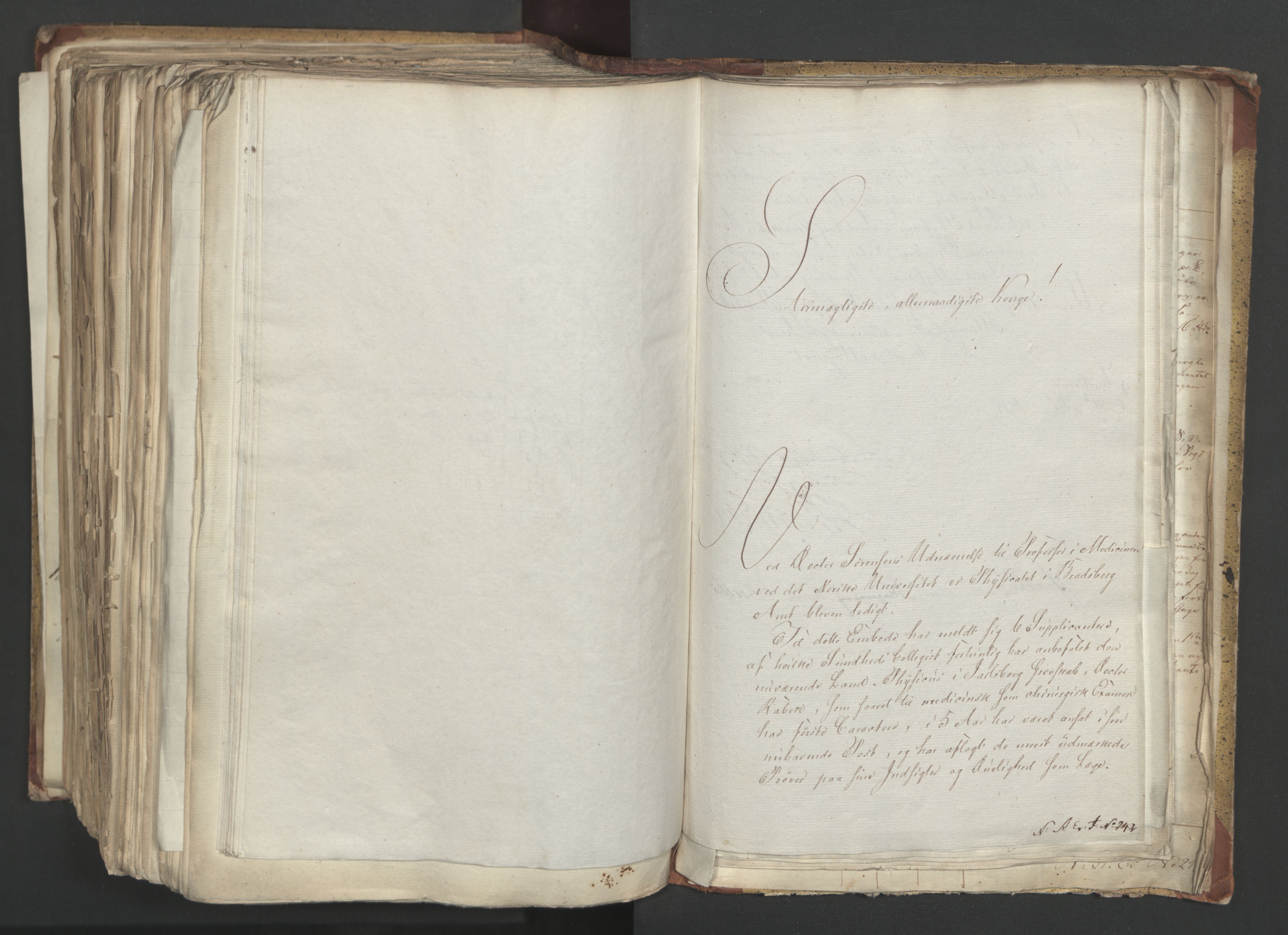 Statsrådsavdelingen i Stockholm, AV/RA-S-1003/D/Da/L0001: Regjeringsinnstillinger nr. 1-262, 1814-1815, s. 543