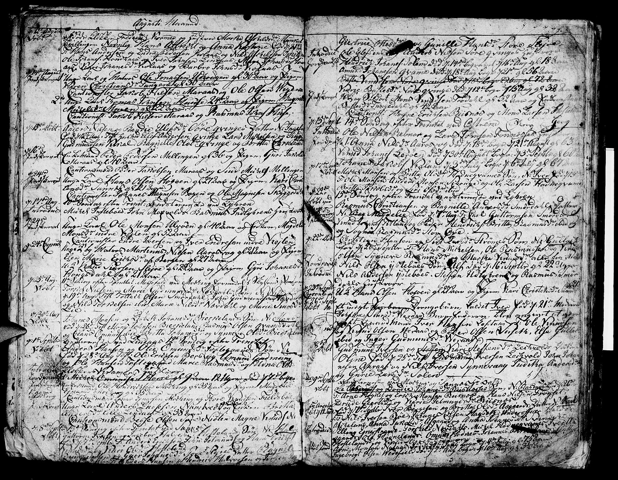 Lindås Sokneprestembete, AV/SAB-A-76701/H/Haa/Haaa/L0006: Ministerialbok nr. A 6, 1813-1823, s. 21