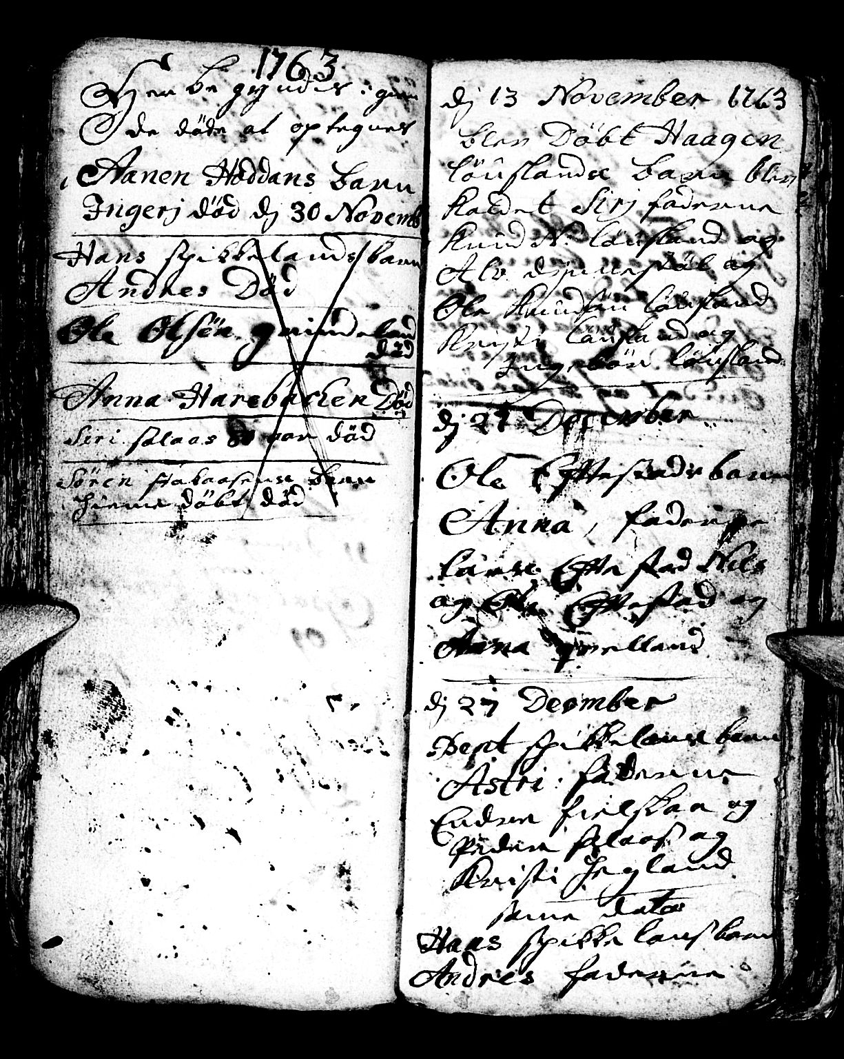 Bjelland sokneprestkontor, SAK/1111-0005/F/Fb/Fbb/L0001: Klokkerbok nr. B 1, 1732-1782, s. 70