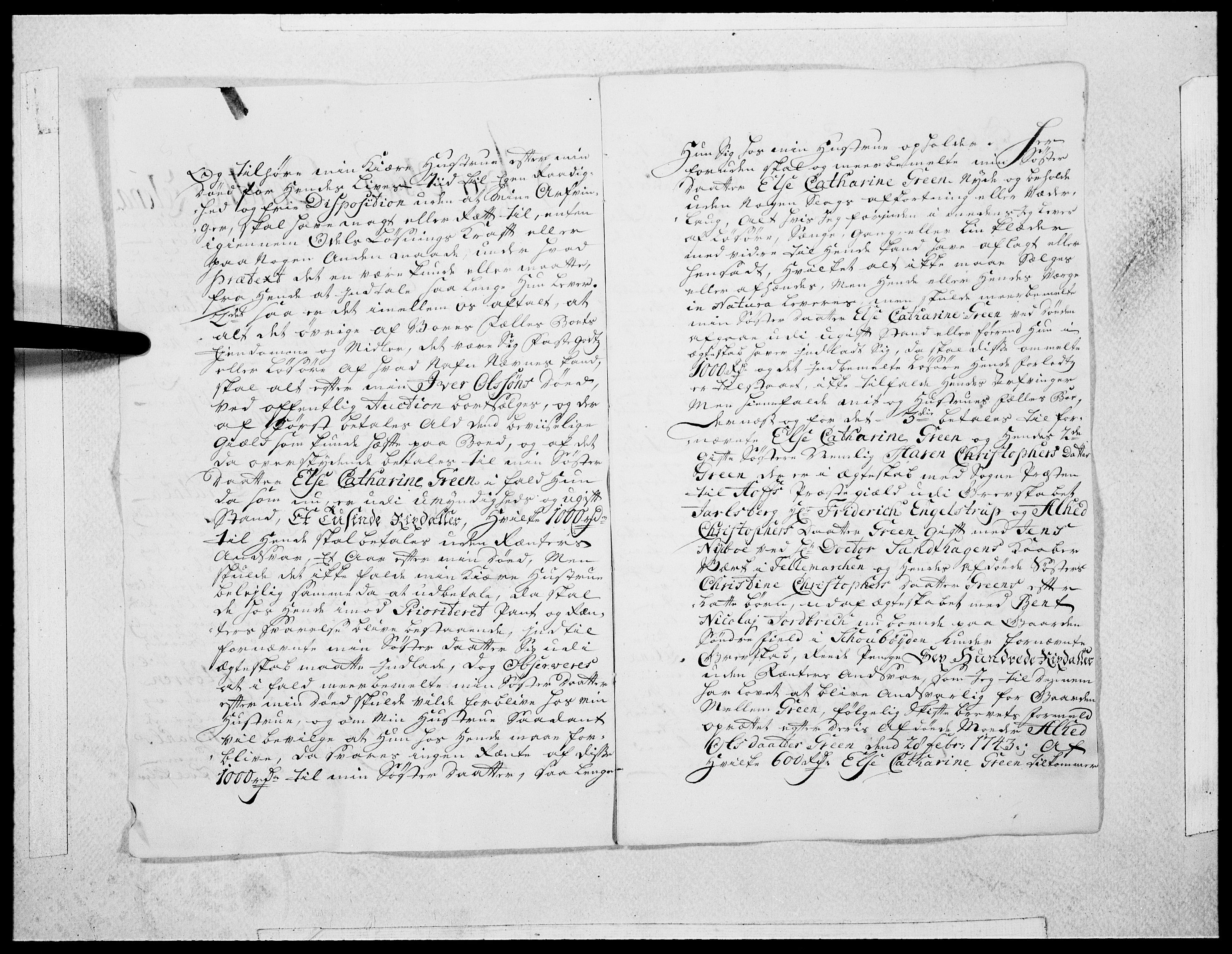 Danske Kanselli 1572-1799, AV/RA-EA-3023/F/Fc/Fcc/Fcca/L0166: Norske innlegg 1572-1799, 1754, s. 24
