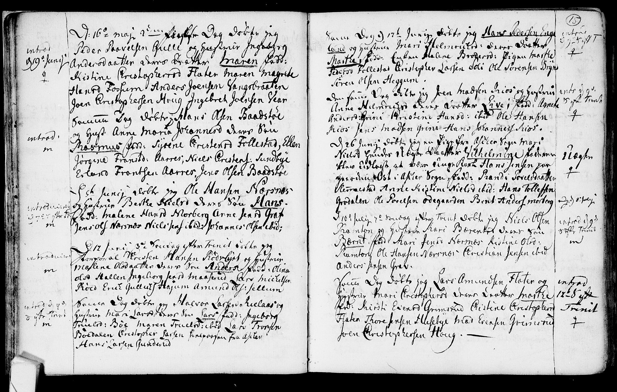 Røyken kirkebøker, AV/SAKO-A-241/F/Fa/L0003: Ministerialbok nr. 3, 1782-1813, s. 15