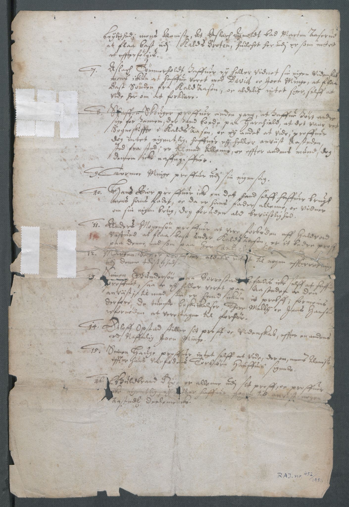 Riksarkivets diplomsamling, AV/RA-EA-5965/F02/L0166: Dokumenter, 1654-1656, s. 308