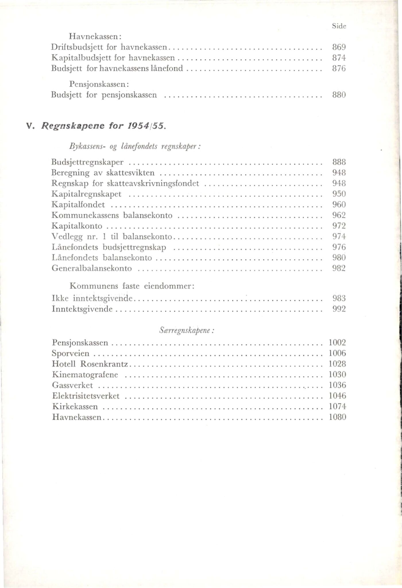 Bergen kommune. Formannskapet, BBA/A-0003/Ad/L0171: Bergens Kommuneforhandlinger, bind II, 1955