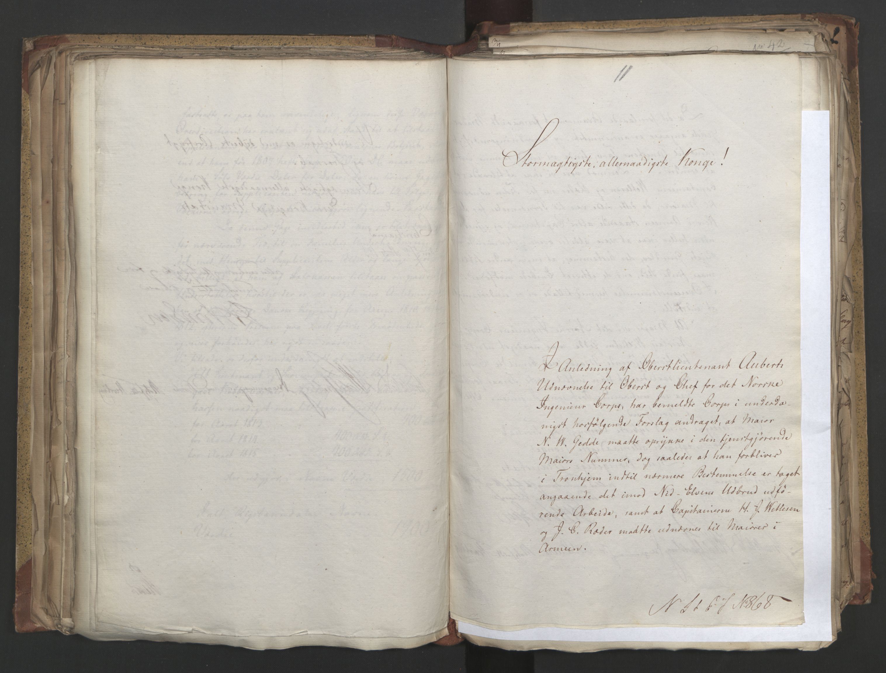Statsrådsavdelingen i Stockholm, AV/RA-S-1003/D/Da/L0004: Regjeringsinnstillinger nr. 788-999, 1815, s. 192