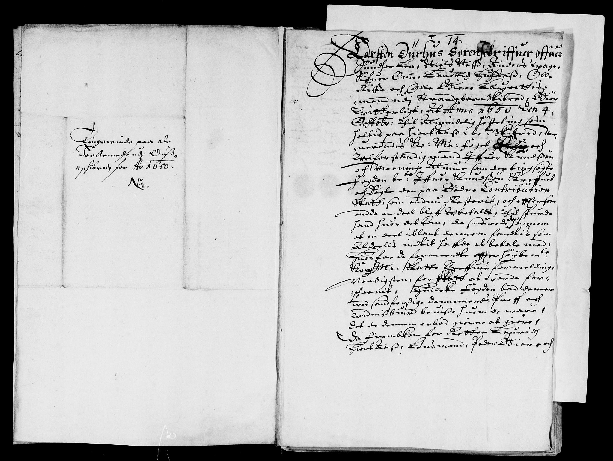 Rentekammeret inntil 1814, Reviderte regnskaper, Lensregnskaper, AV/RA-EA-5023/R/Rb/Rbt/L0117: Bergenhus len, 1650-1651