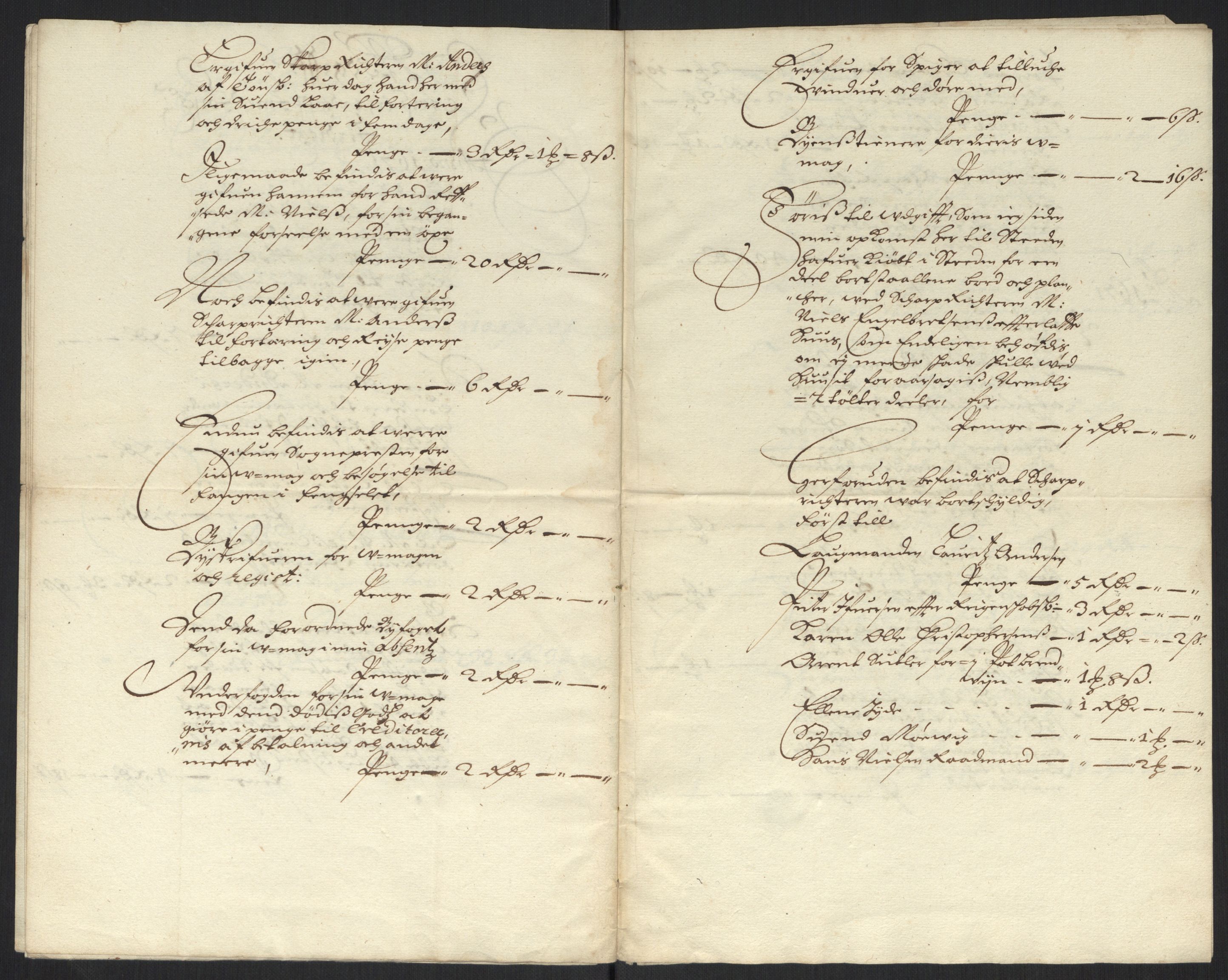 Rentekammeret inntil 1814, Reviderte regnskaper, Byregnskaper, RA/EA-4066/R/Rm/L0284: [M17] Sikt og sakefall, 1658-1680, s. 57