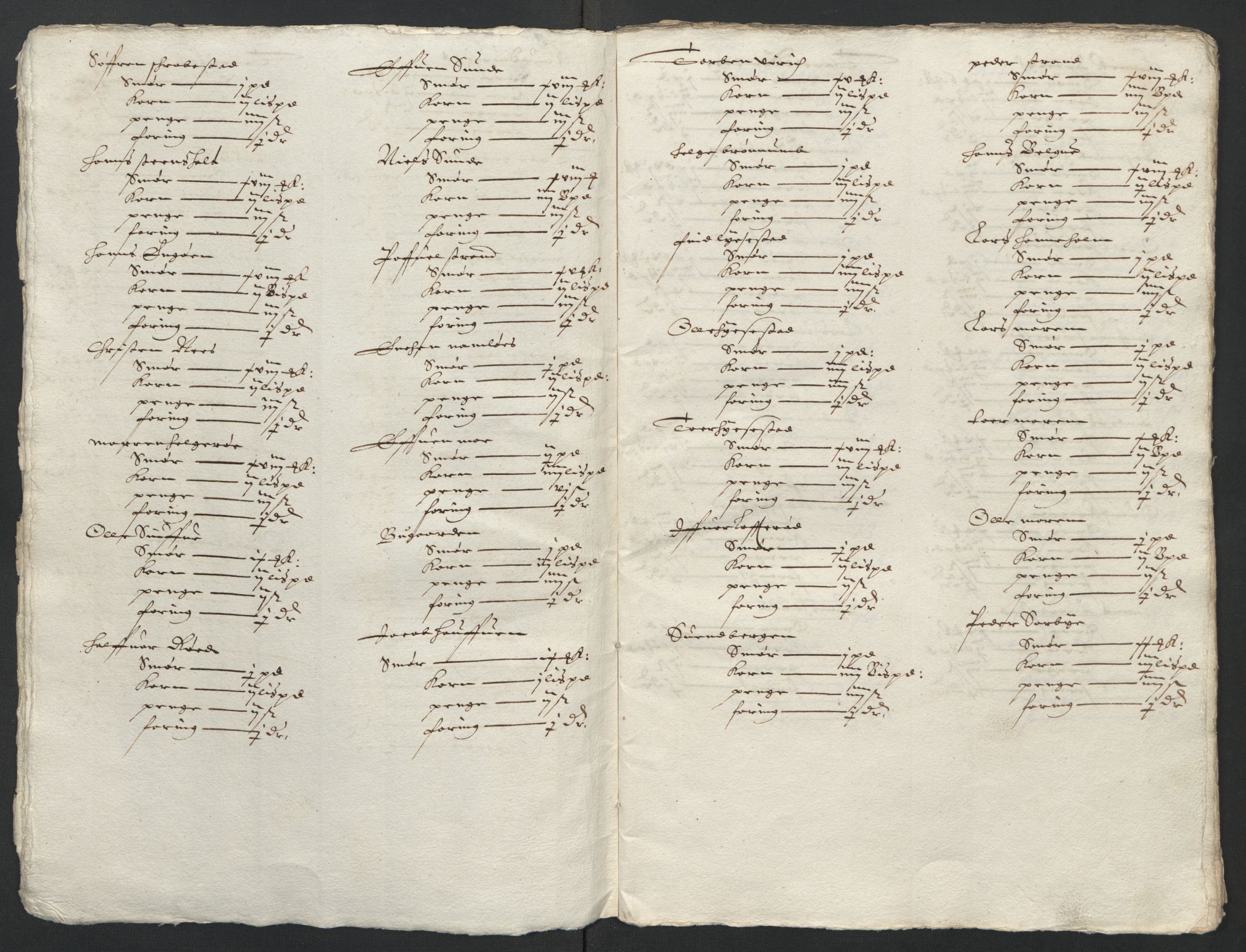 Rentekammeret inntil 1814, Reviderte regnskaper, Lensregnskaper, RA/EA-5023/R/Rb/Rbl/L0008: Brunla len, 1641-1644