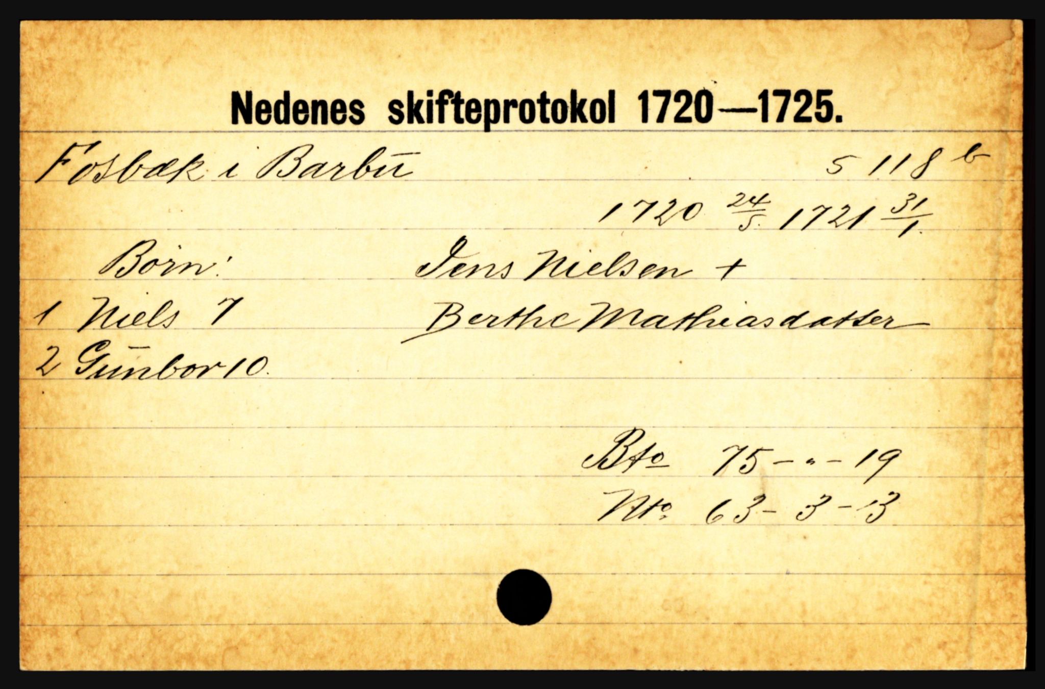Nedenes sorenskriveri før 1824, AV/SAK-1221-0007/H, s. 7513