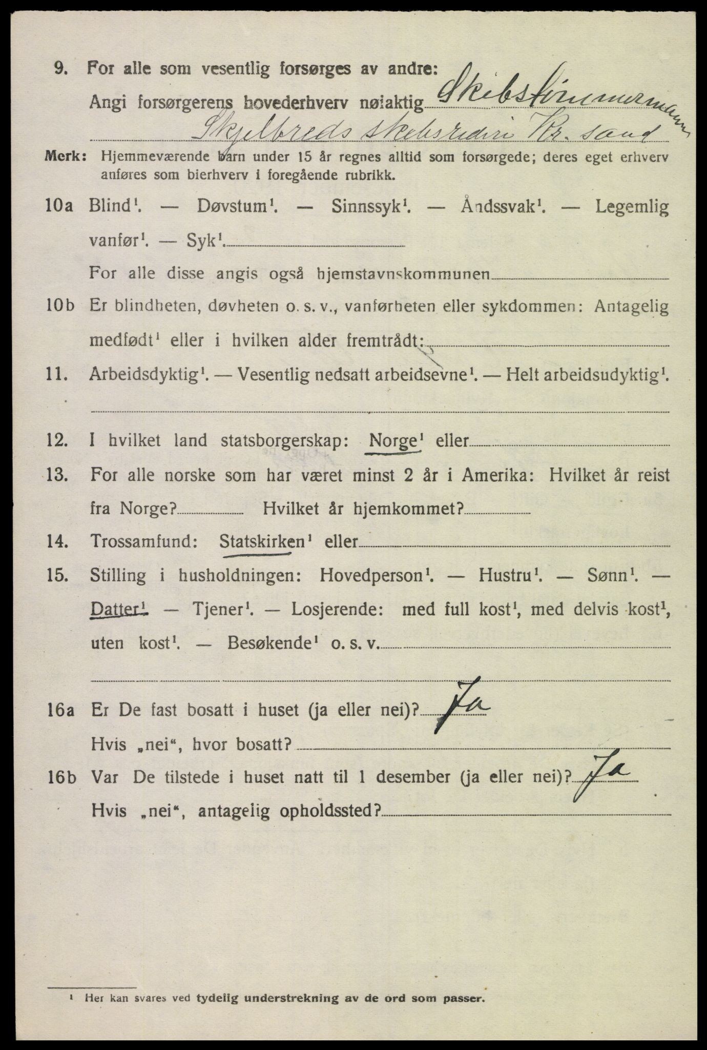 SAK, Folketelling 1920 for 1019 Halse og Harkmark herred, 1920, s. 3015