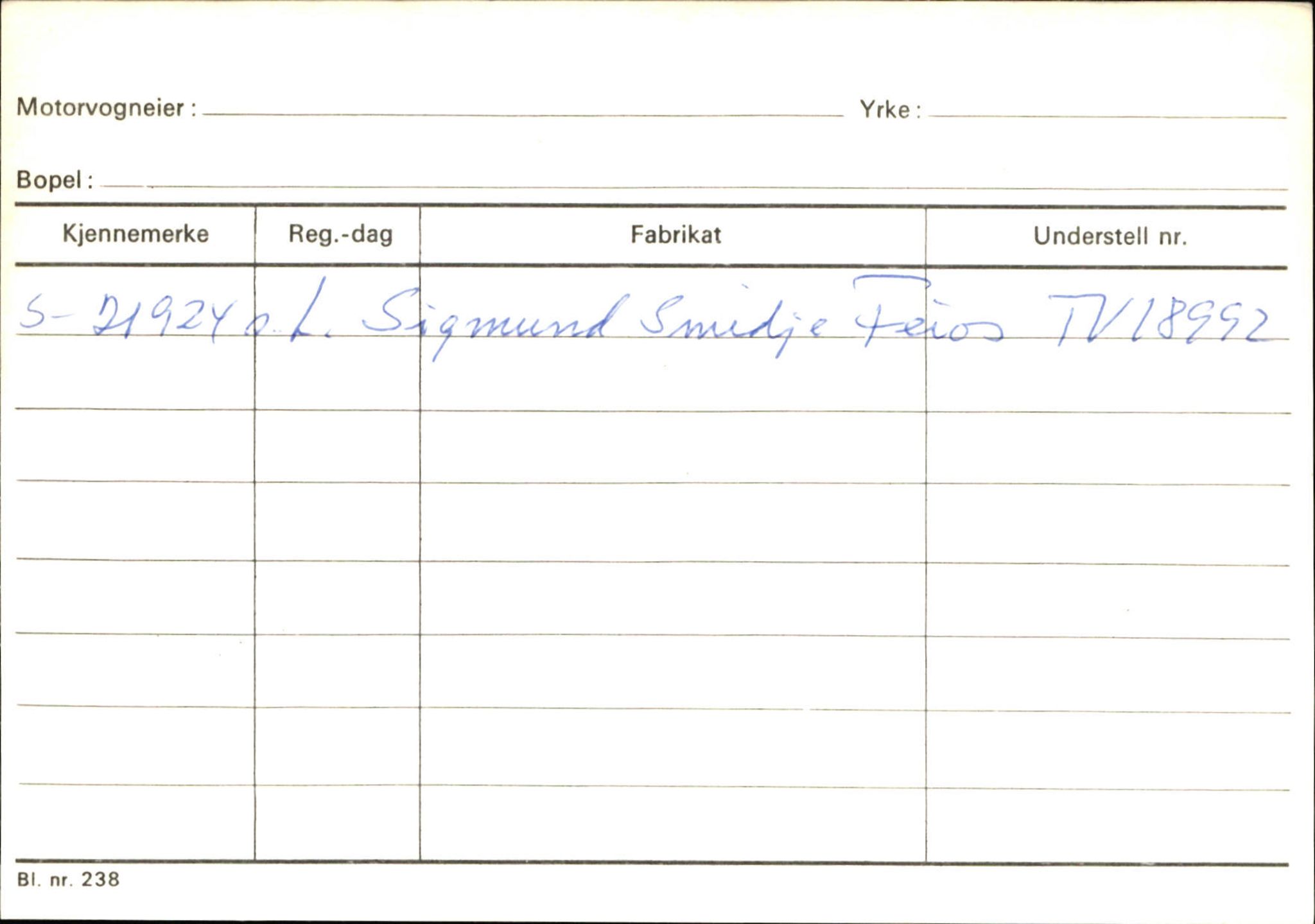 Statens vegvesen, Sogn og Fjordane vegkontor, AV/SAB-A-5301/4/F/L0126: Eigarregister Fjaler M-Å. Leikanger A-Å, 1945-1975, s. 2416