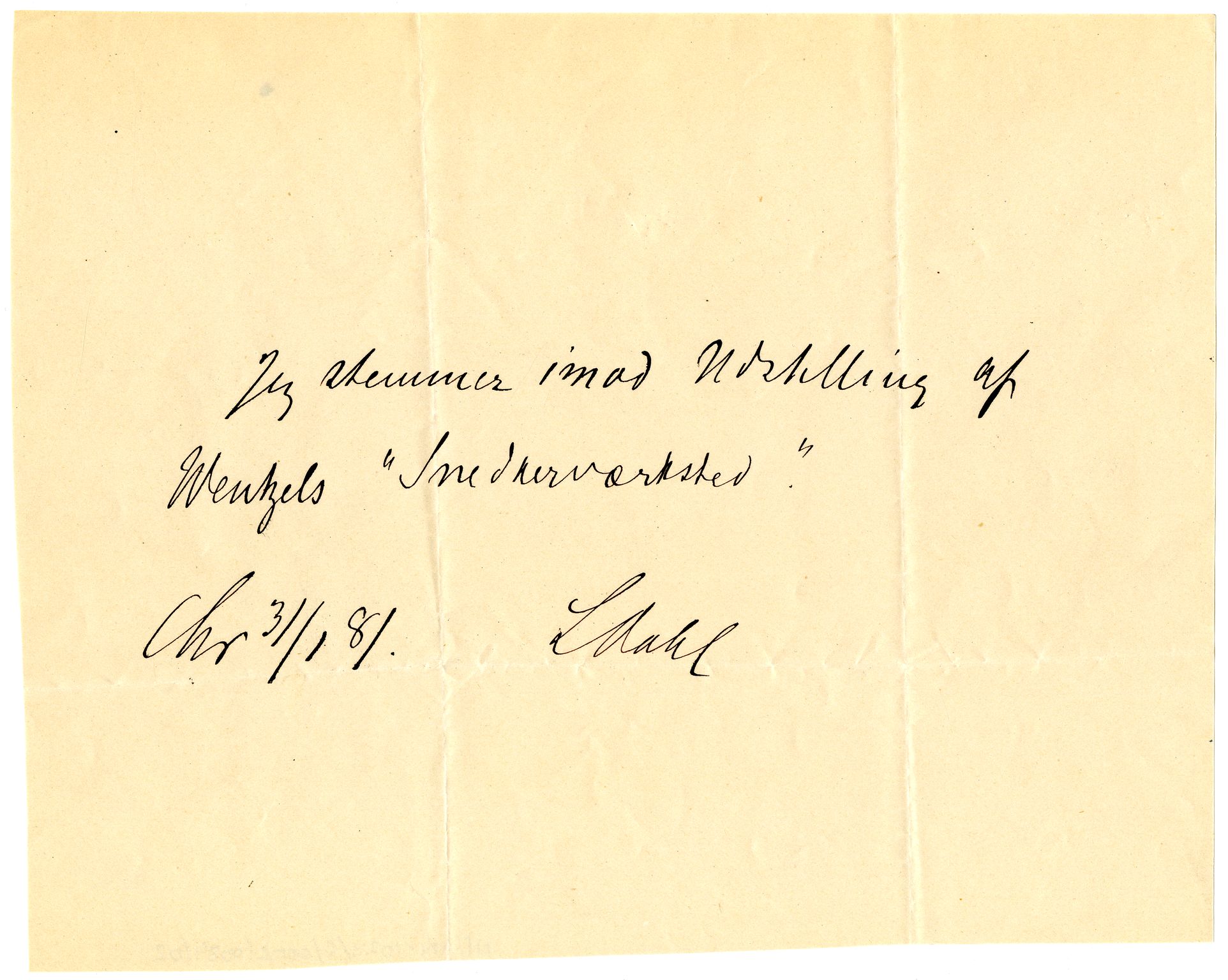 Diderik Maria Aalls brevsamling, NF/Ark-1023/F/L0002: D.M. Aalls brevsamling. B - C, 1799-1889, s. 435