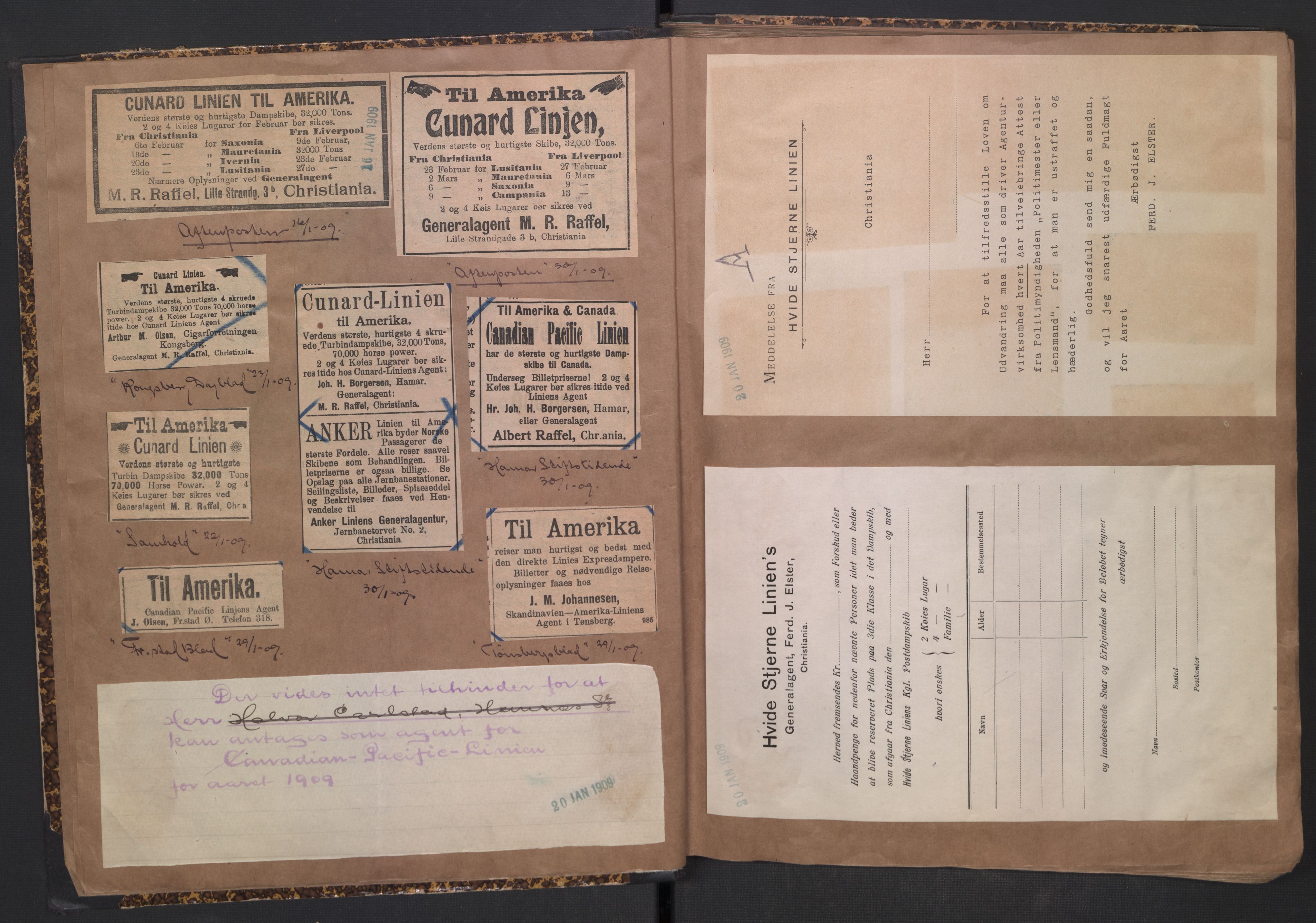 White Star-linjen, AV/SAO-PAO-0201/D/Dc/L0001: Utklippingsbok, 1909-1924, s. 6