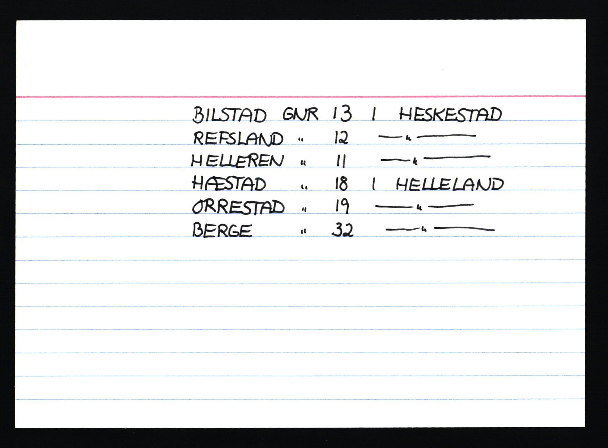Statsarkivet i Stavanger, AV/SAST-A-101971/03/Y/Ym/L0021: Åstedskort sortert etter gårdsnavn: Hauge - Haukås, 1600-1950, s. 60