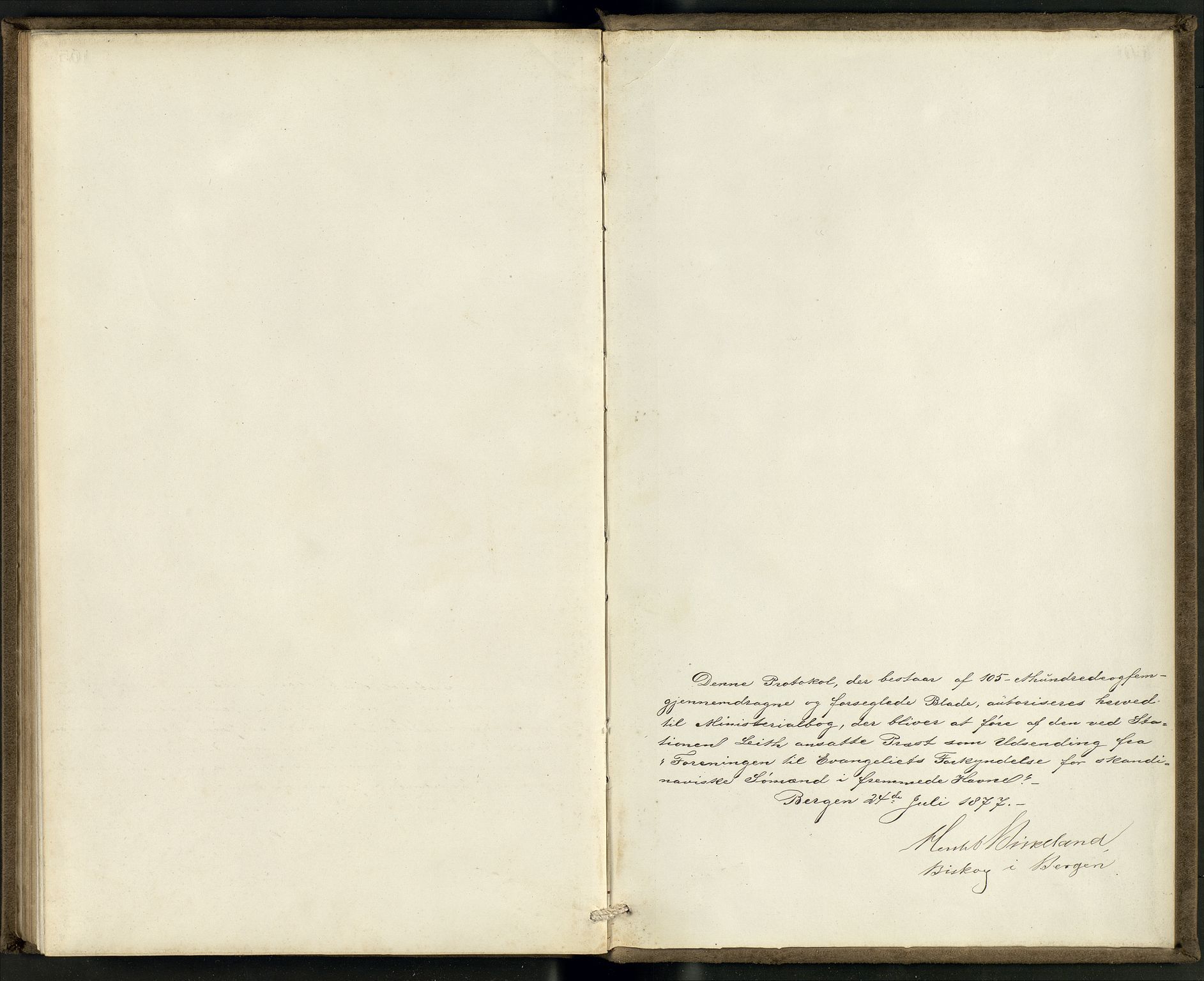 Den norske sjømannsmisjon i utlandet/Skotske havner (Leith, Glasgow), SAB/SAB/PA-0100/H/Ha/Haa/L0002: Ministerialbok nr. A 2, 1877-1887