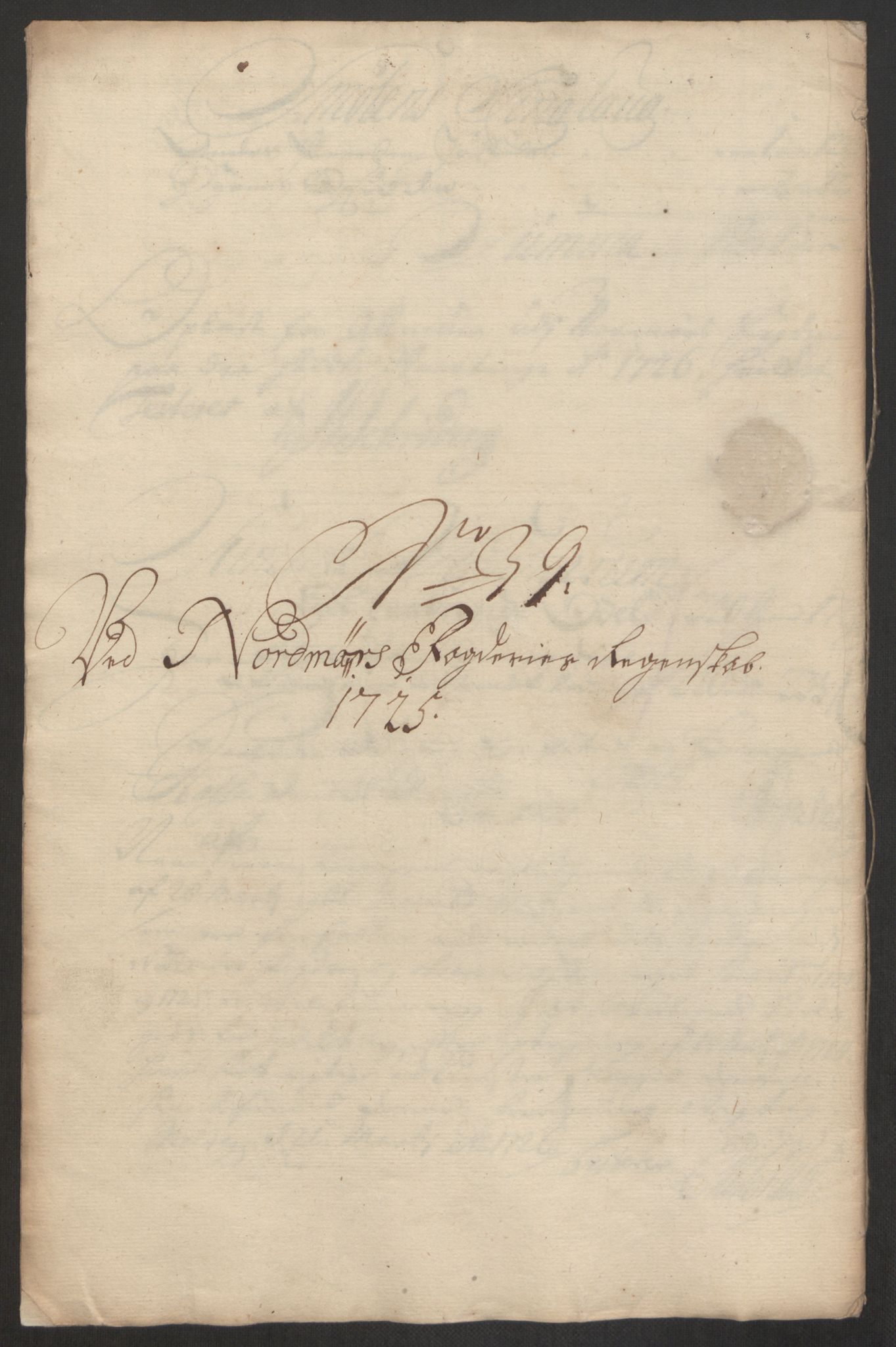 Rentekammeret inntil 1814, Reviderte regnskaper, Fogderegnskap, AV/RA-EA-4092/R56/L3758: Fogderegnskap Nordmøre, 1725, s. 268