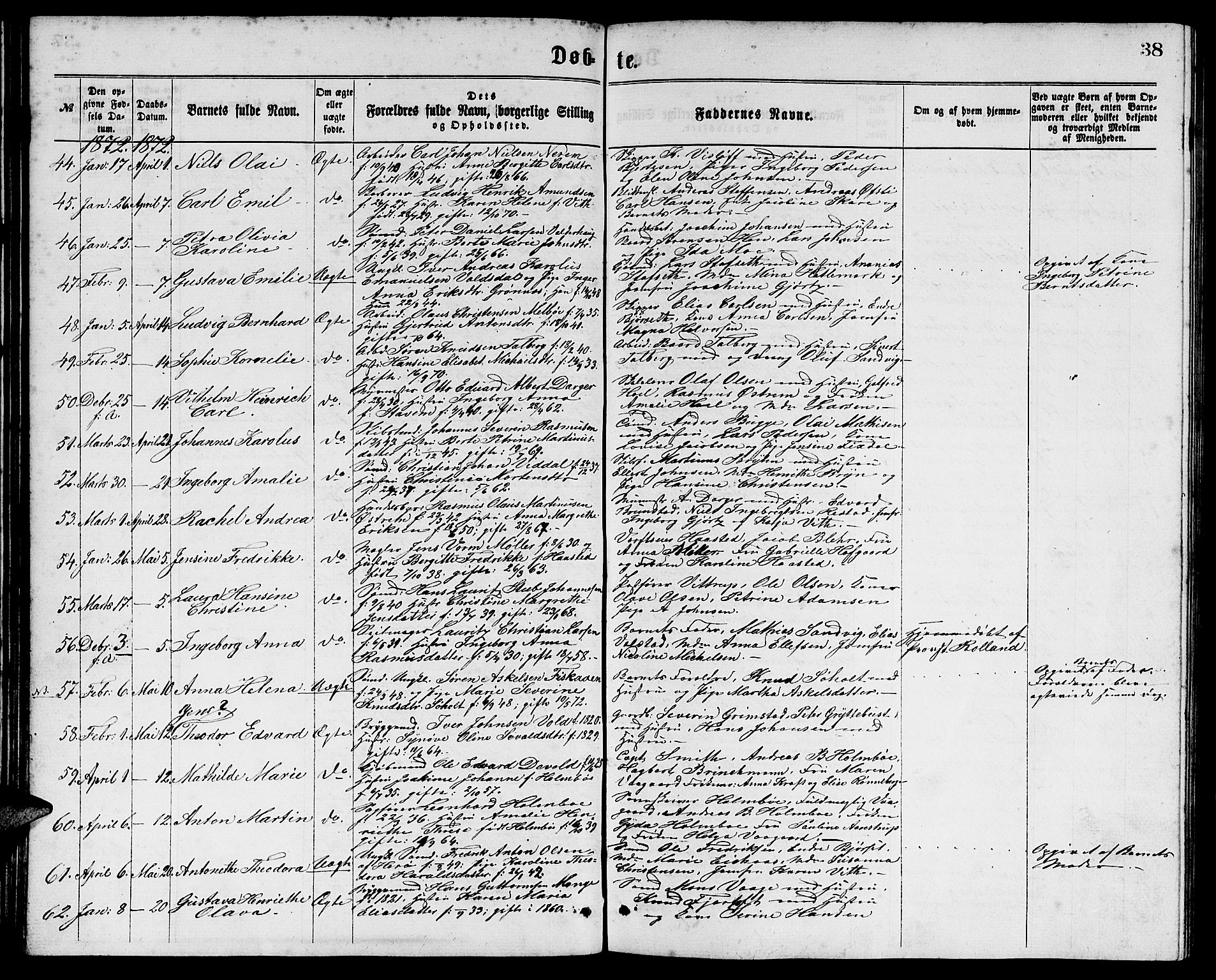 Ministerialprotokoller, klokkerbøker og fødselsregistre - Møre og Romsdal, AV/SAT-A-1454/529/L0465: Klokkerbok nr. 529C02, 1868-1877, s. 38