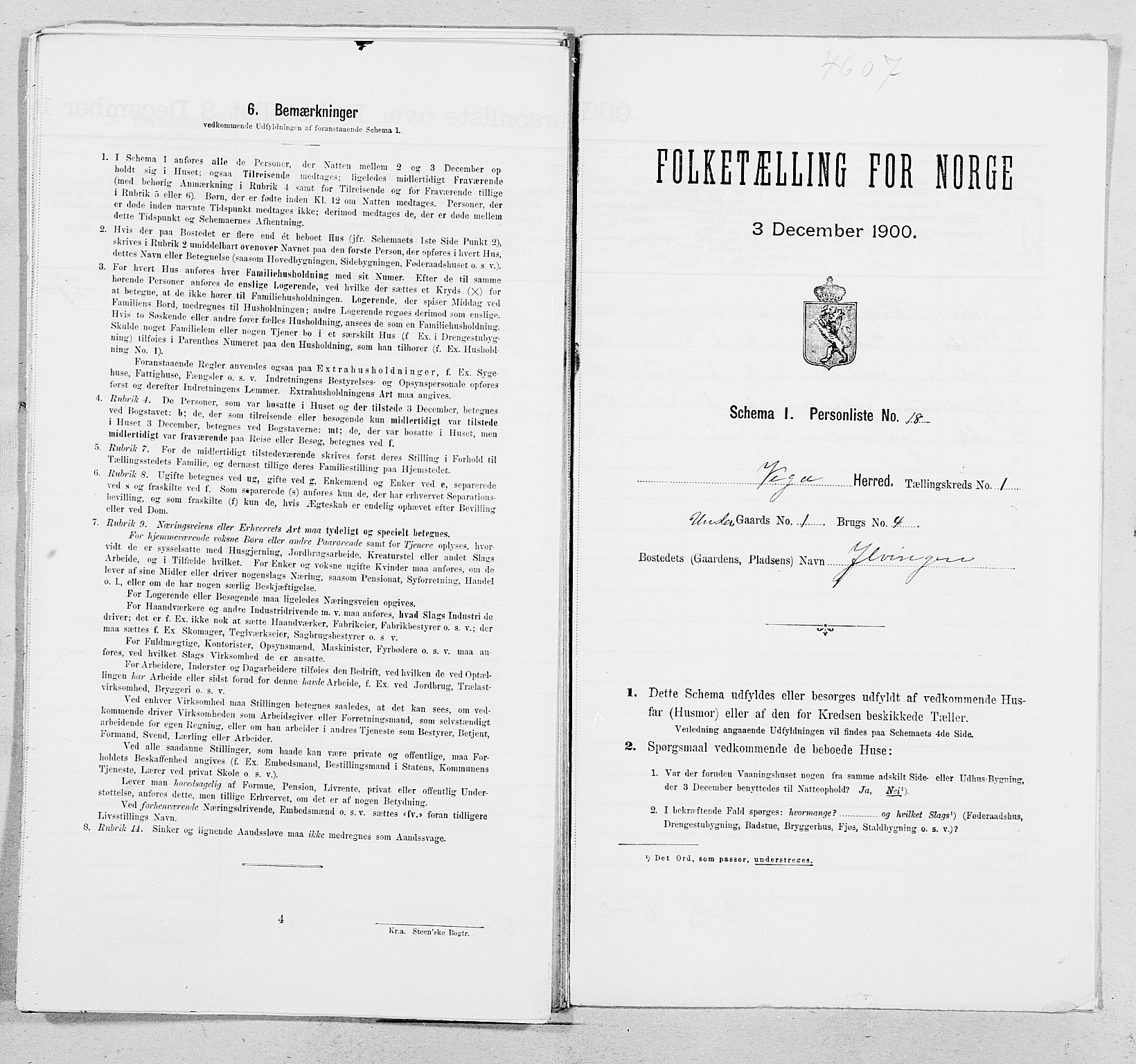 SAT, Folketelling 1900 for 1815 Vega herred, 1900, s. 69