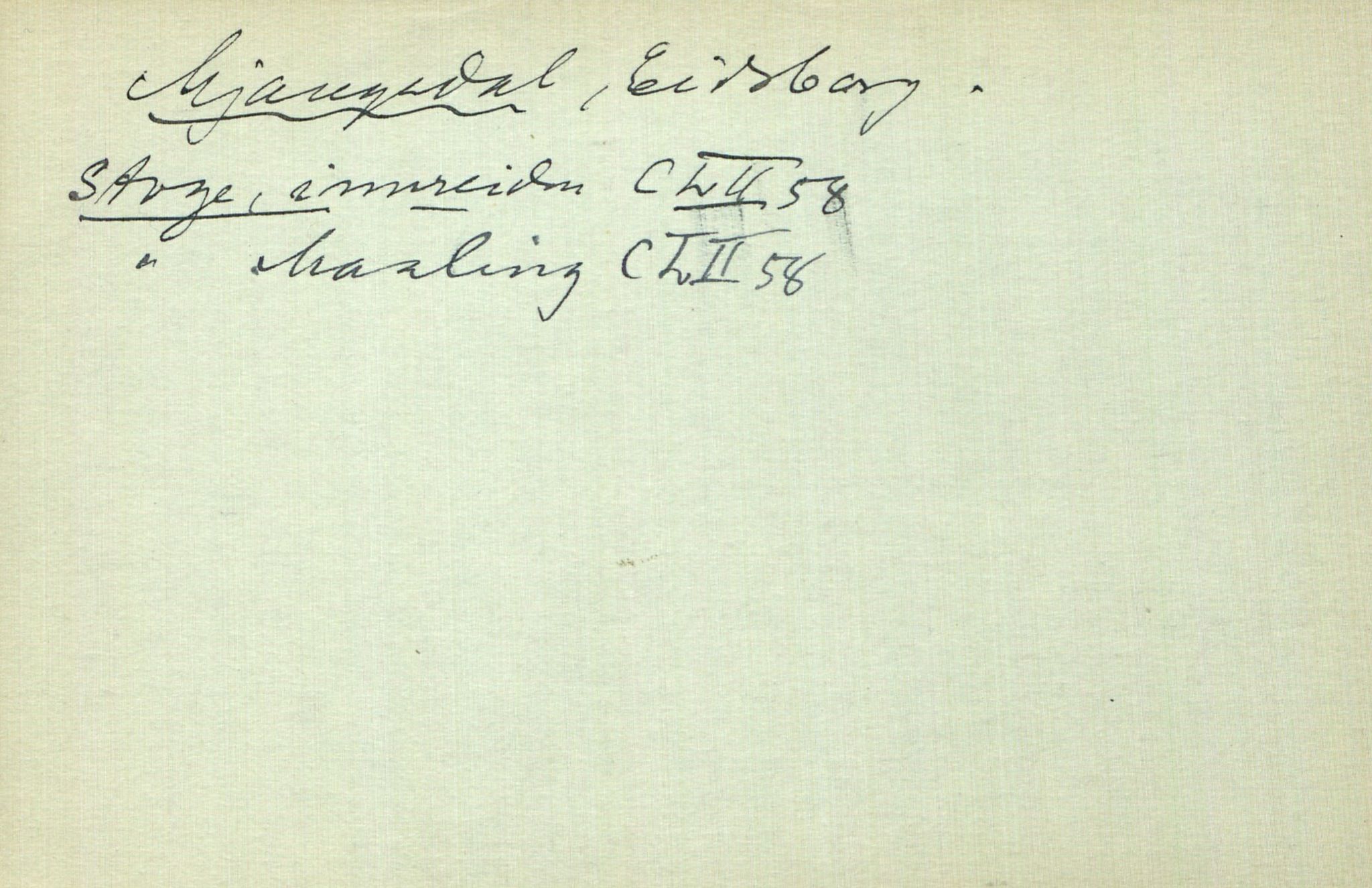 Rikard Berge, TEMU/TGM-A-1003/I/L0013: Personregister- M, 1910-1950