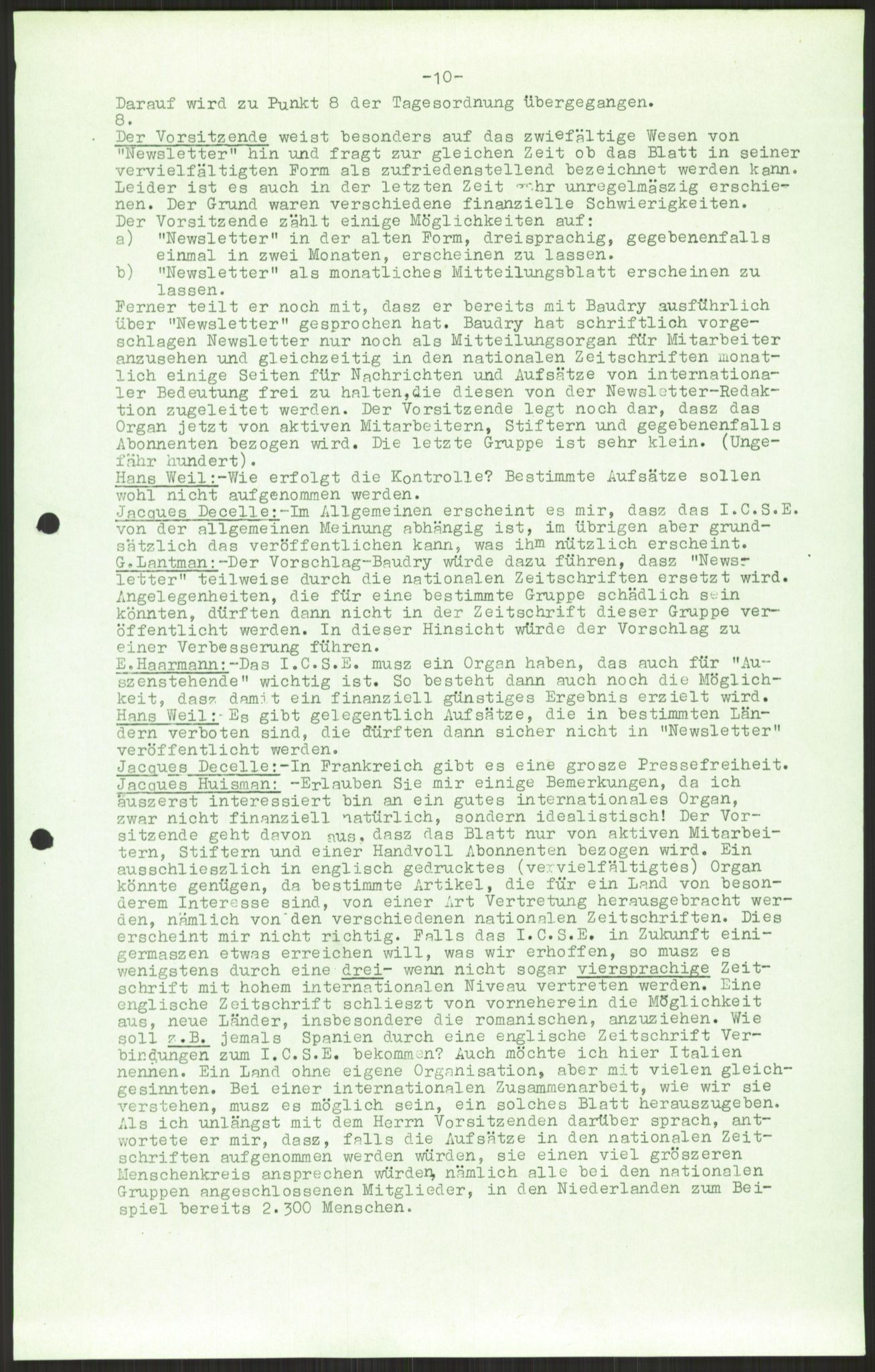 Det Norske Forbundet av 1948/Landsforeningen for Lesbisk og Homofil Frigjøring, AV/RA-PA-1216/F/Fb/L0001: ICSE, 1951-1959, s. 619
