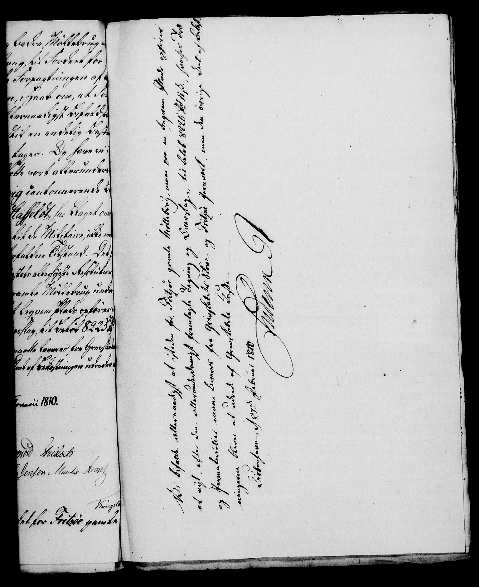 Rentekammeret, Kammerkanselliet, RA/EA-3111/G/Gf/Gfa/L0092: Norsk relasjons- og resolusjonsprotokoll (merket RK 52.92), 1810, s. 61
