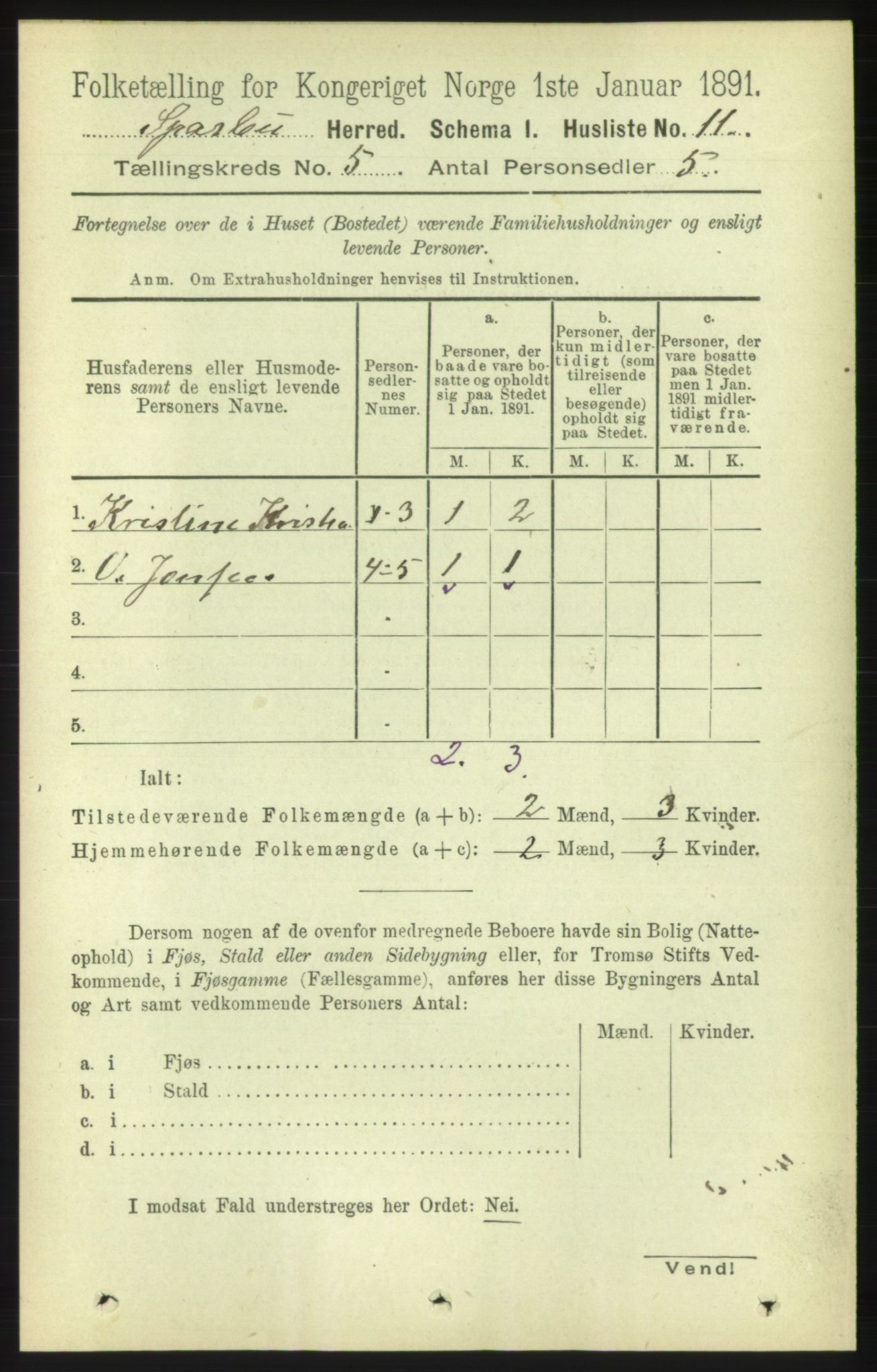 RA, Folketelling 1891 for 1731 Sparbu herred, 1891, s. 1591