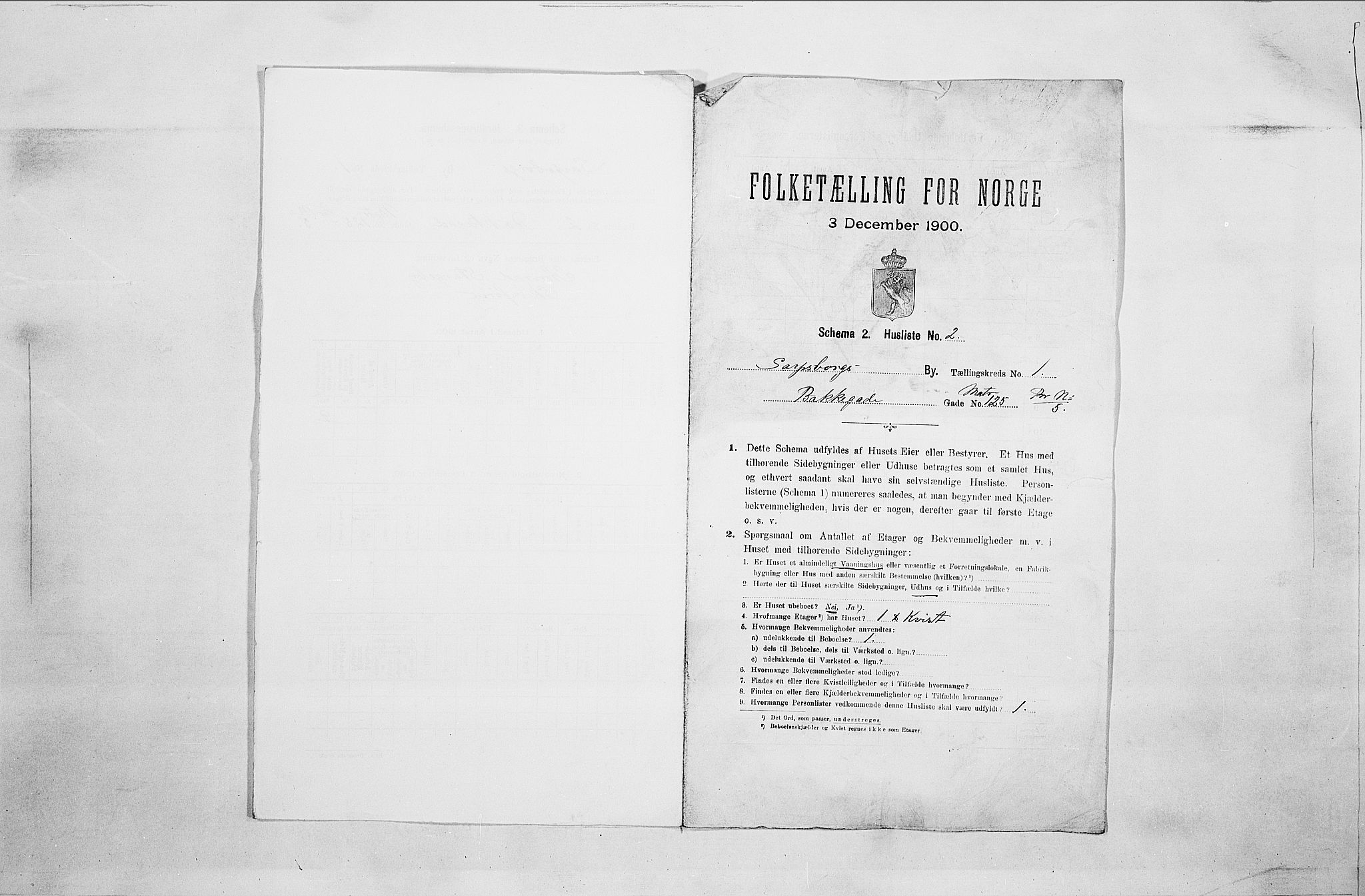 SAO, Folketelling 1900 for 0102 Sarpsborg kjøpstad, 1900, s. 30