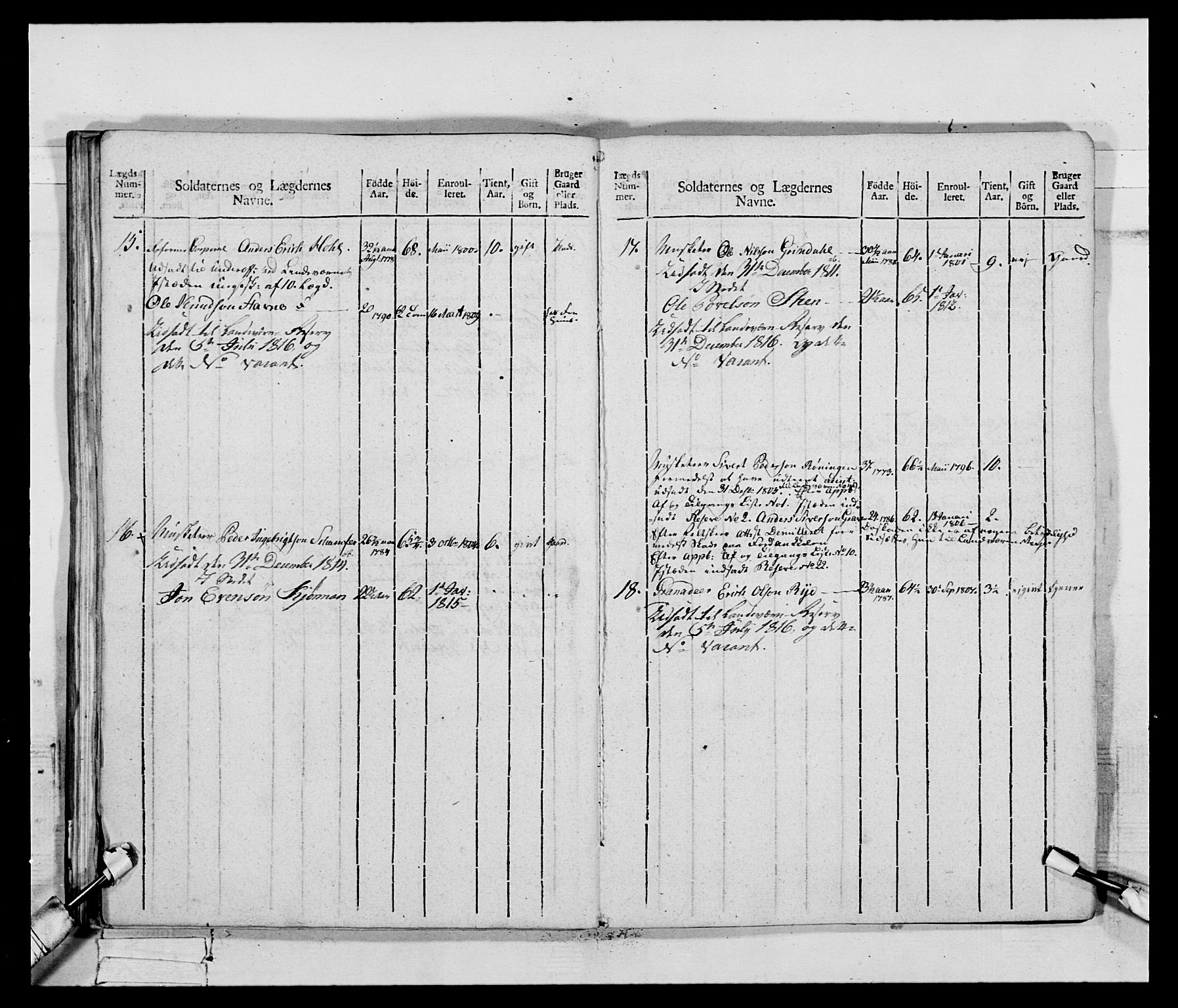 Generalitets- og kommissariatskollegiet, Det kongelige norske kommissariatskollegium, AV/RA-EA-5420/E/Eh/L0083c: 2. Trondheimske nasjonale infanteriregiment, 1810, s. 151